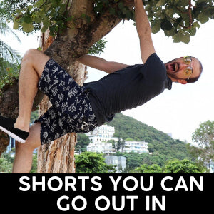 Fun Shorts in Conversational Prints and All Over Patterns. Novelty Print Chino Shorts in a Classic Fit for Bold Men
