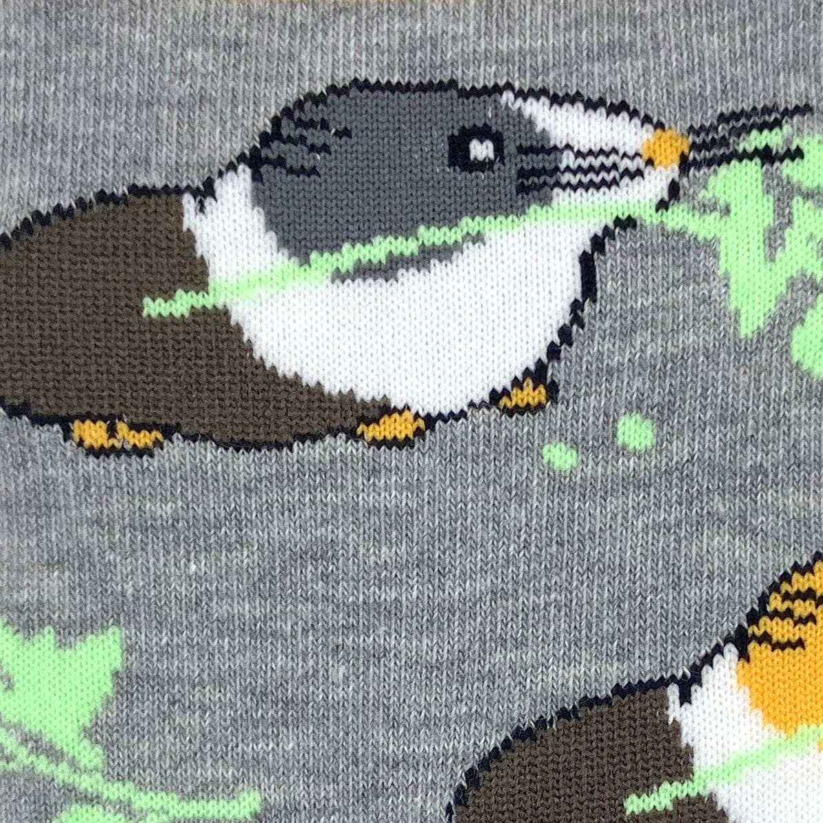 Grey Unisex Guinea Pig Hamster Gerbil Patterned Novelty Crew Socks