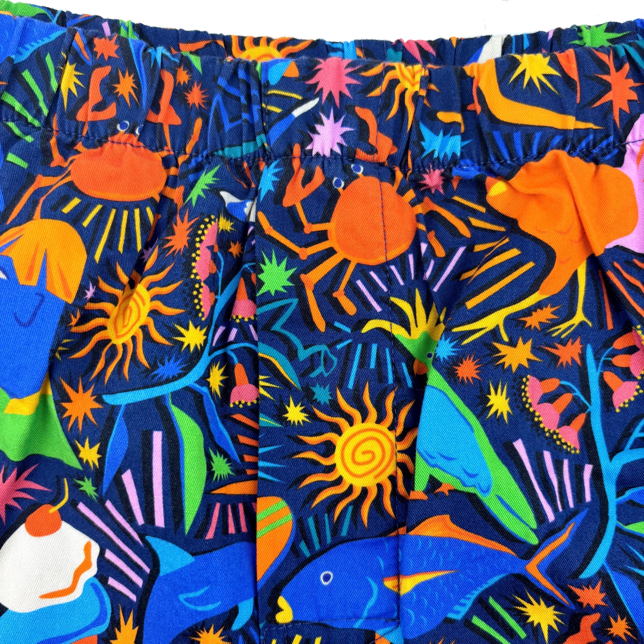 Colorful Australian Animal Kangaroo Brushturkey Patterned Boxer Shorts