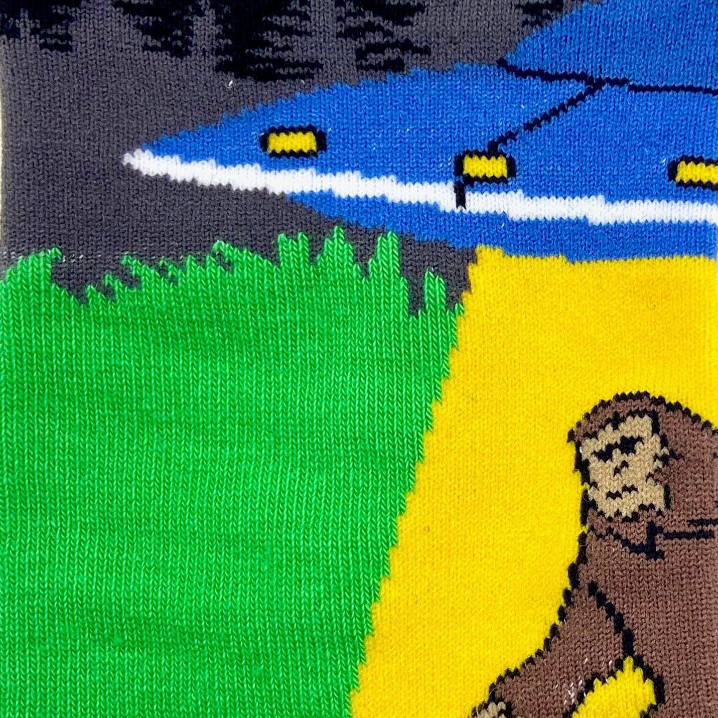 Mythical Monster Abominal Snowman Bigfoot Sasquatch Novelty Socks