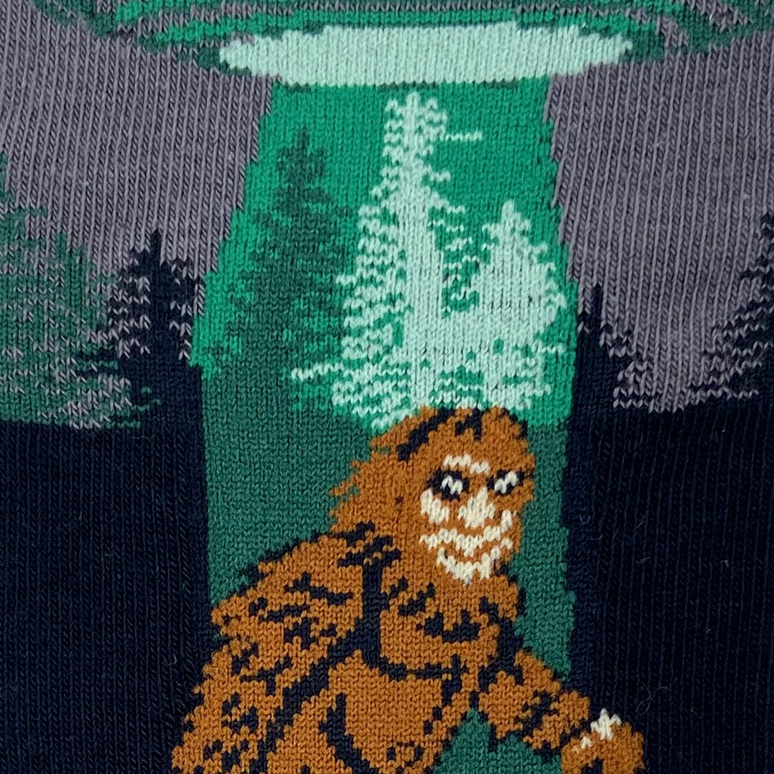 Mythical Monster Abominal Snowman Bigfoot Sasquatch Novelty Socks