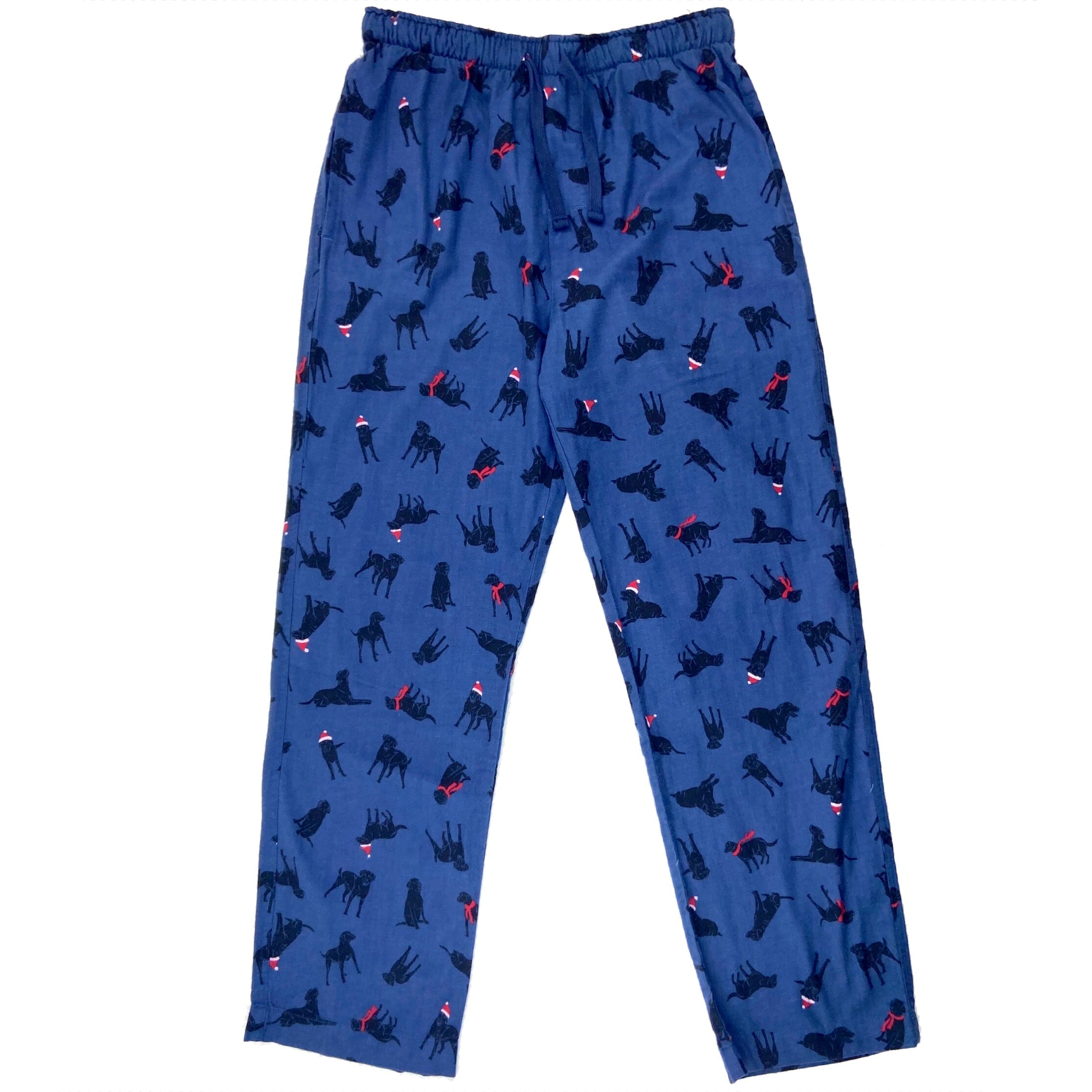 Men's Soft Cozy Comfy Labrador Retriever Print Flannel Pajama Bottoms
