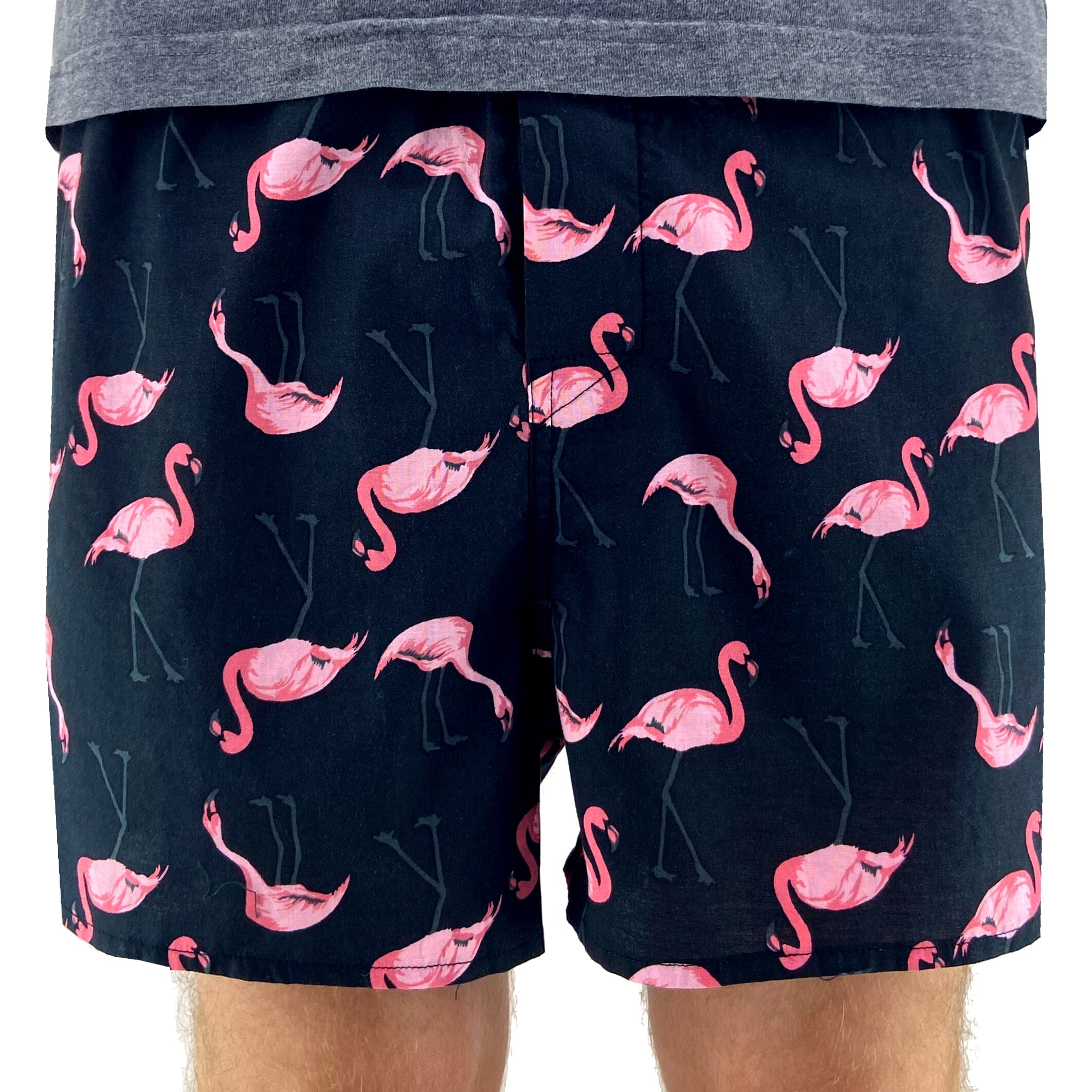Flamingo Print Boxer Shorts Underwear For Men. Pink Flamingo Undies