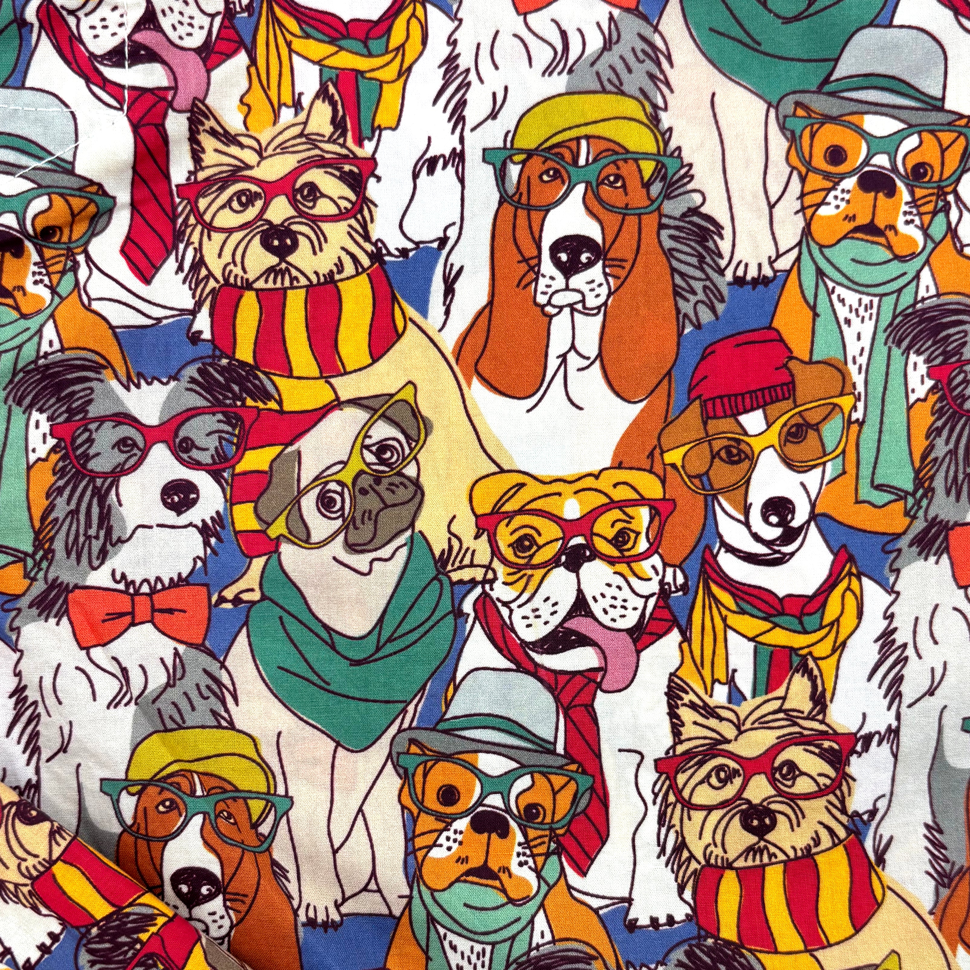 Men's Pet Lovers Inspired Stylish Dog Collage Boxer Shorts Underwear