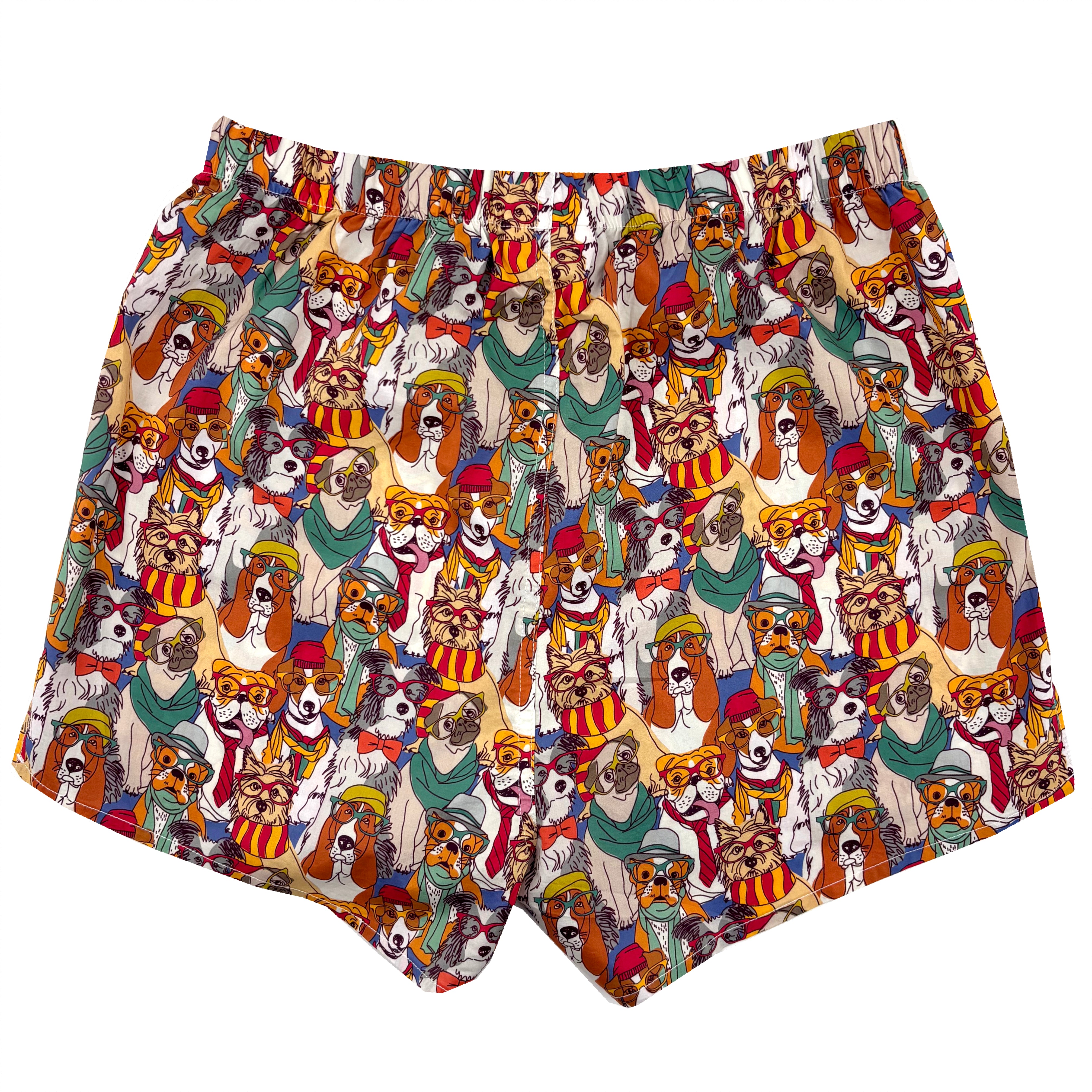 Men's Pet Lovers Inspired Stylish Dog Collage Boxer Shorts Underwear