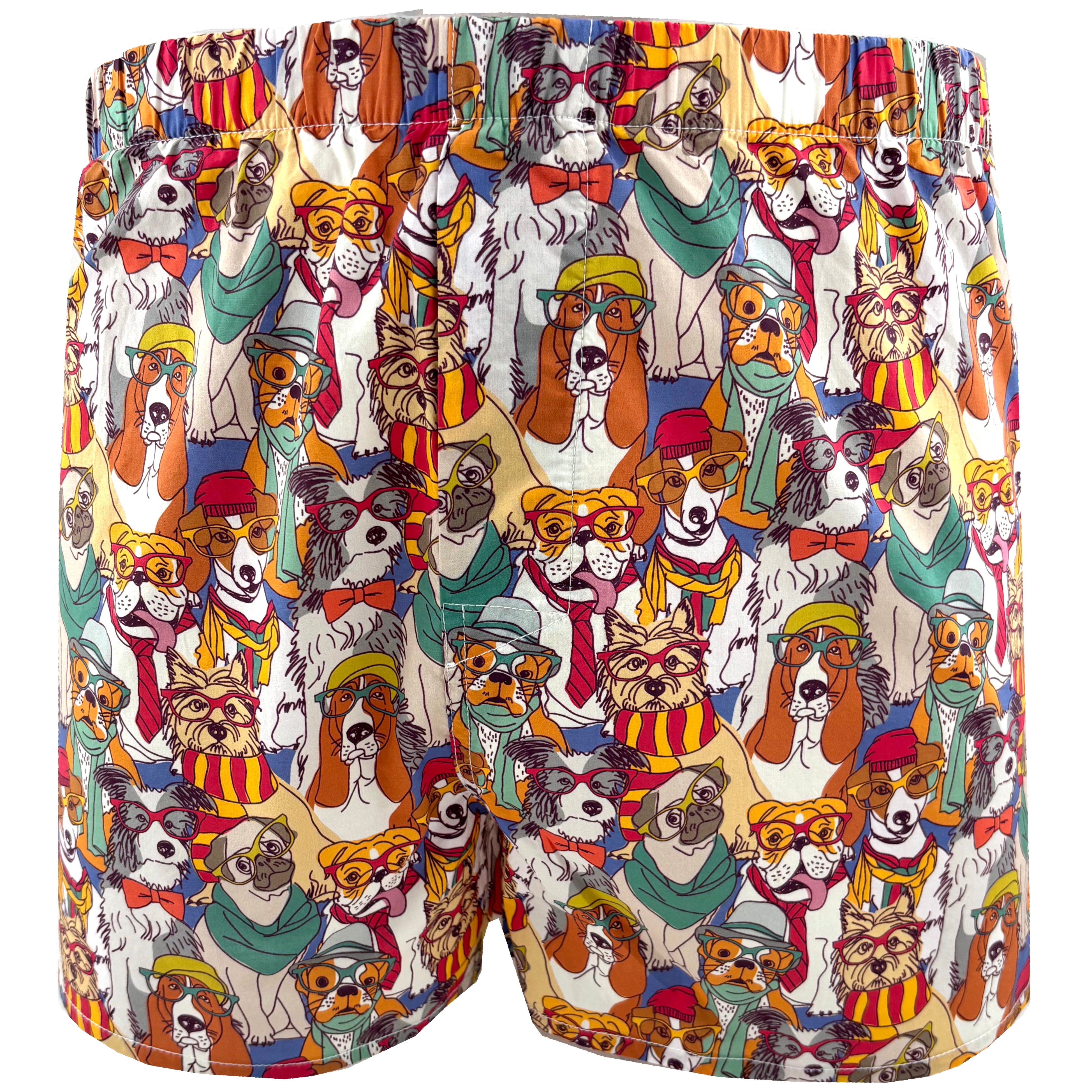 Men's Pet Lovers Inspired Stylish Dog Collage Boxer Shorts Underwear