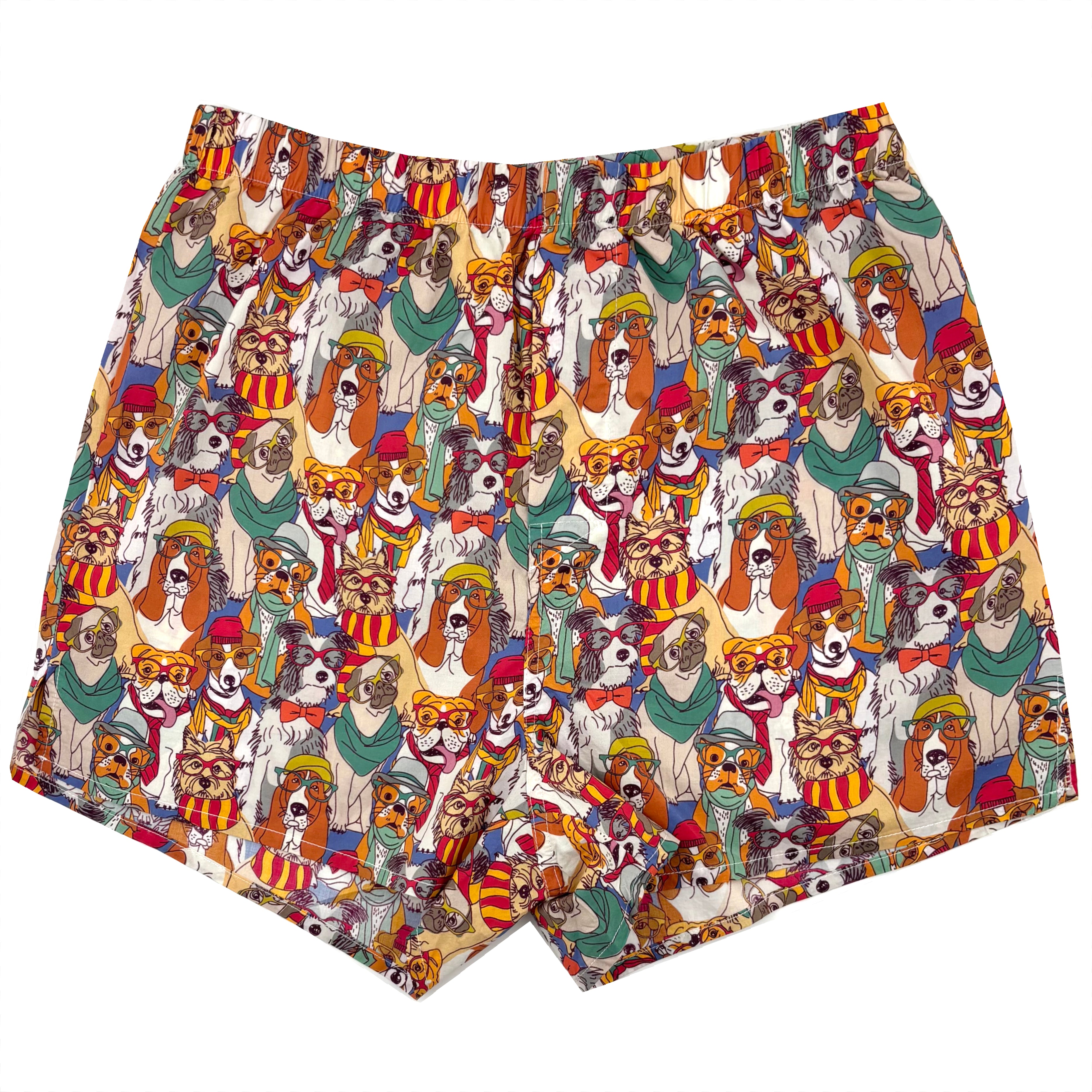Men's Pet Lovers Inspired Stylish Dog Collage Boxer Shorts Underwear