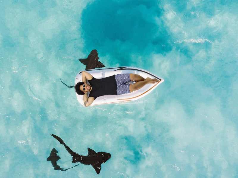 The materials we use have never been worn, they're surplus fabrics that are destined for the landfill. We simply rescue and repurpose them before they are thrown out in order to create the colorful clothing, loungewear and sleepwear you see here!