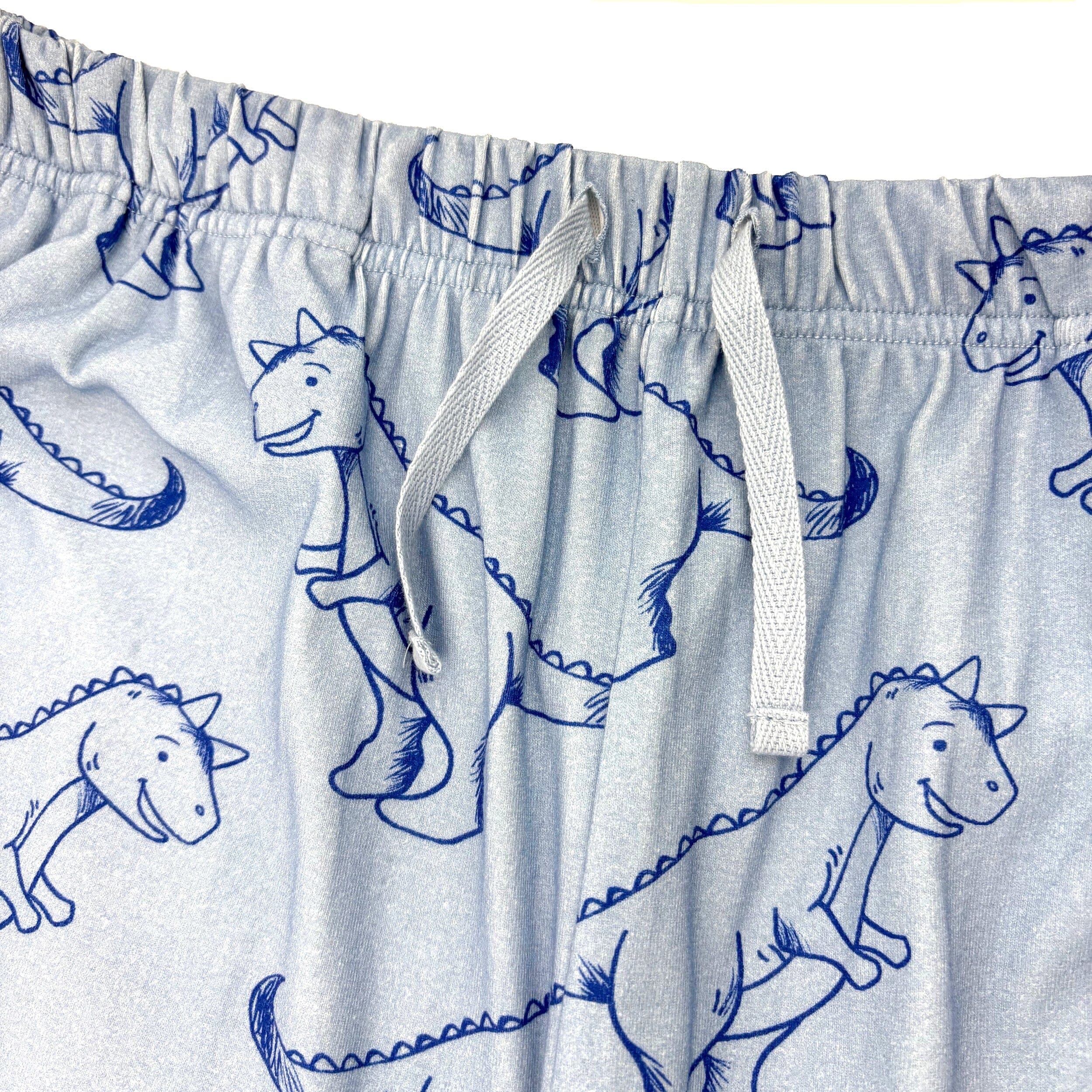 Men's Classic Cartoon Dinosaur Novelty Print Long Pajama Sleep Pants