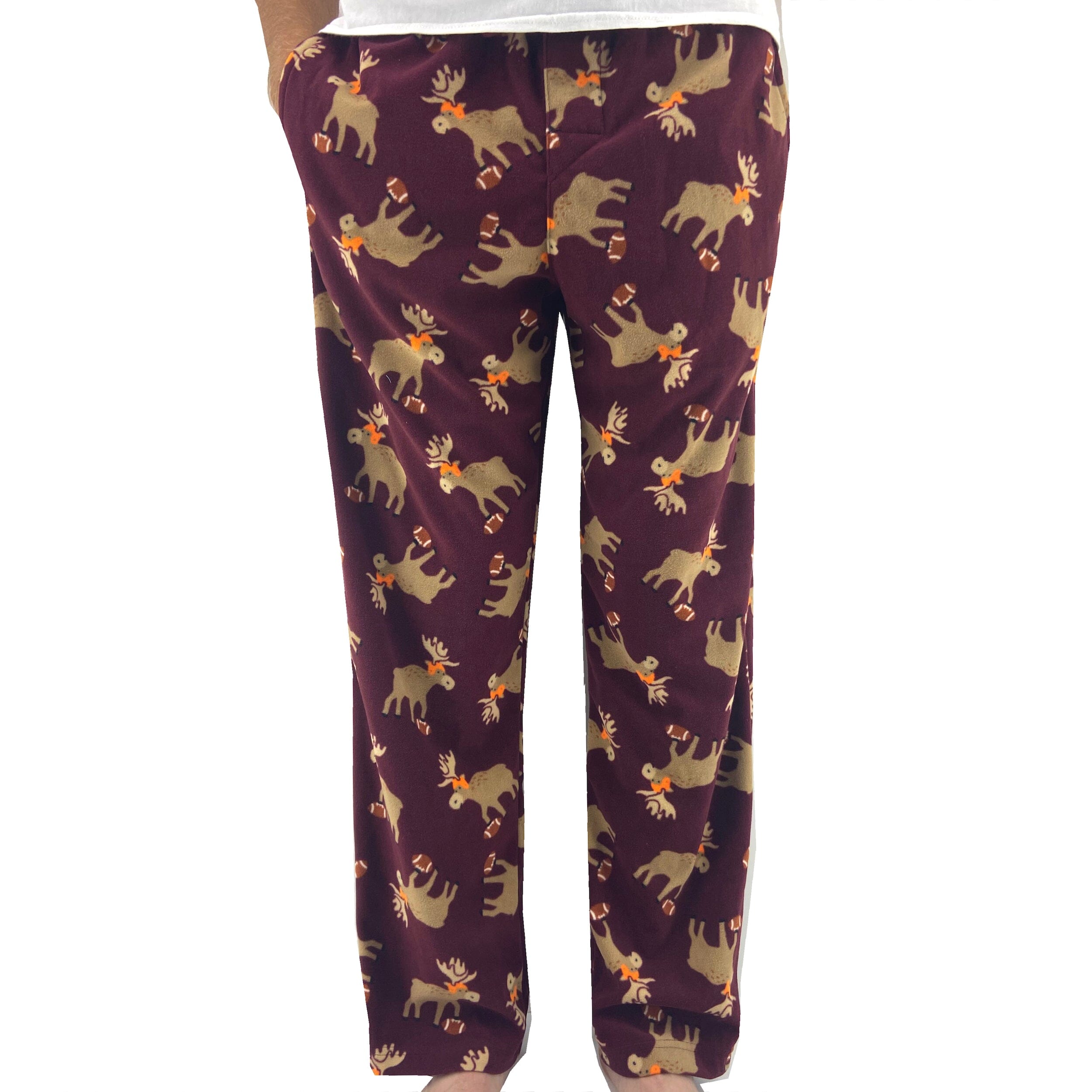 Outdoorsy Moose Pajama Bottoms For Men. Buy Mens Moose Lounge Pants