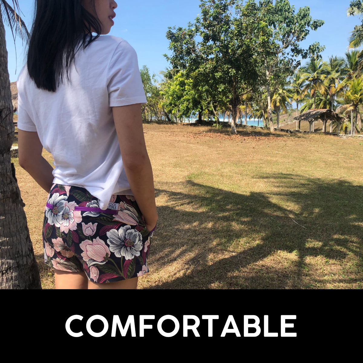 Soft Comfortable Regular Fit Summer Chino Shorts for Women and Ladies. Going Out Shorts in All-Over Prints and Bold Colors