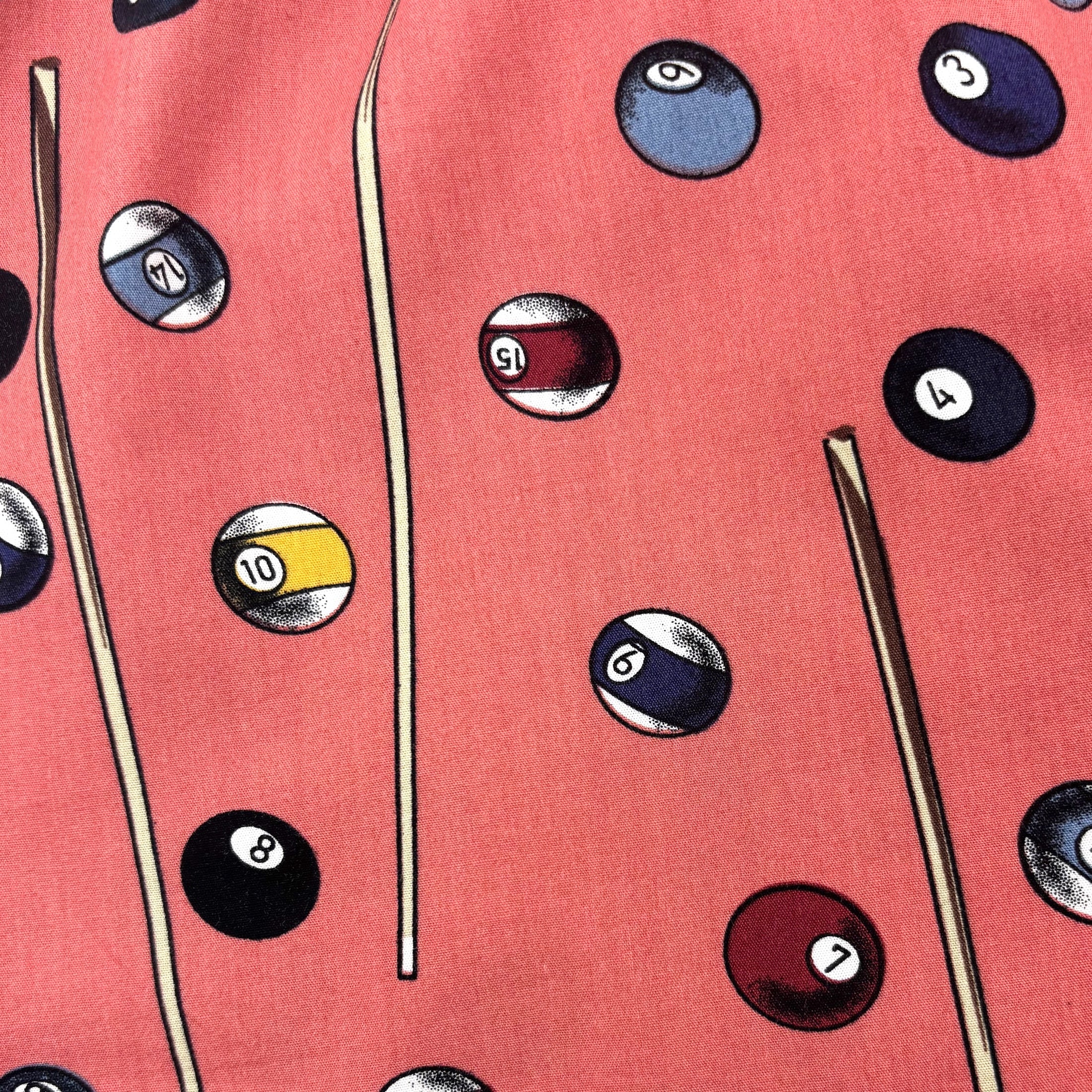 Mens Cue Sports Themed Snooker Pool Ball Patterned Cotton Boxer Shorts