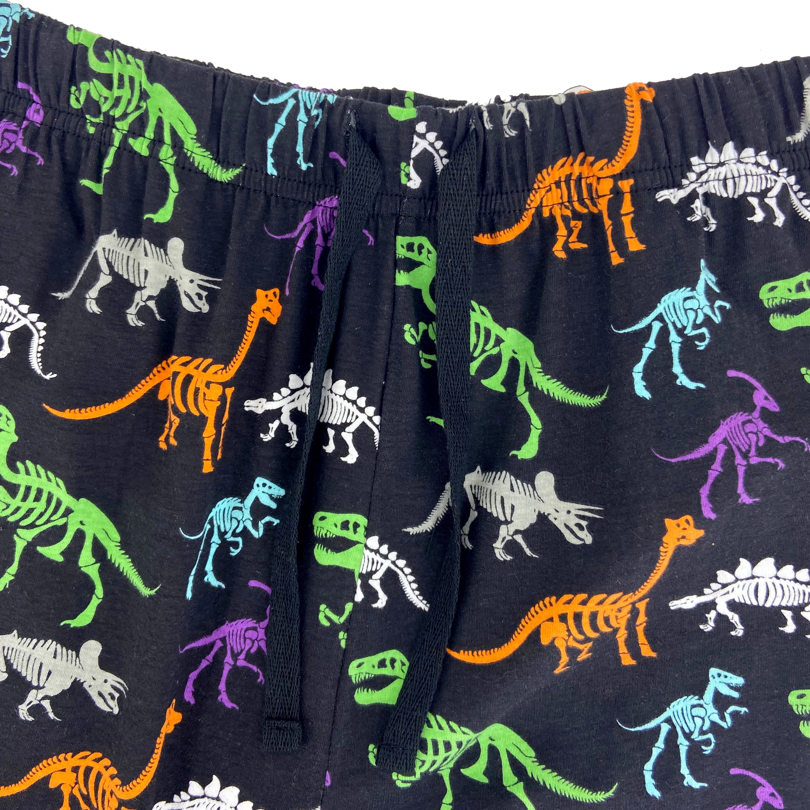 Men's Dinosaur Fossil Patterned Palaeontology Cotton Knit Pyjama Pants