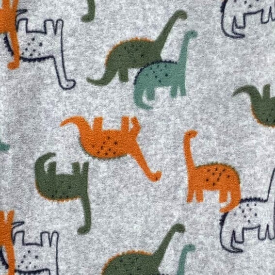 Fun Dinosaur All Over Print Long Soft Fleece Pant Bottoms for Adults