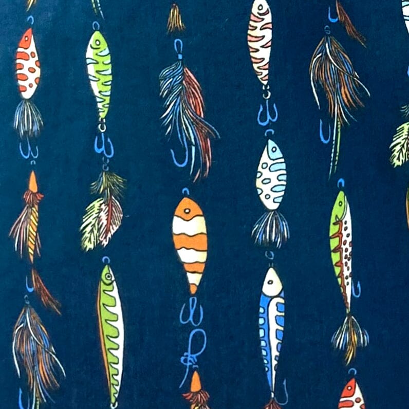 Colorful Fishing Themed Fish Lure Tackle All Over Print Boxer Shorts