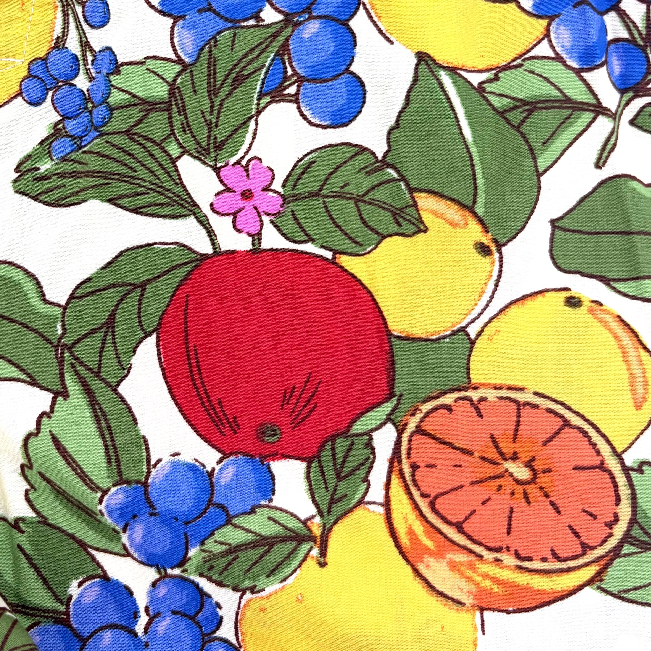 Men's Tropical Fruits Grapes Strawberries Lemon Patterned Boxer Shorts