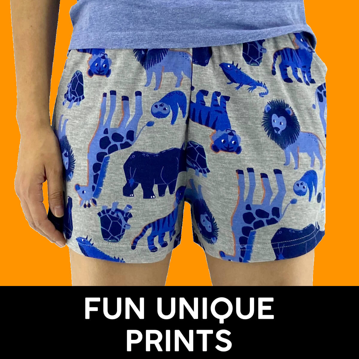 f you've always been envious of how comfy men boxer shorts are, or if you’ve secretly bought a couple pairs to kick back in, then you need these shorts. Just as comfy, but way cuter!