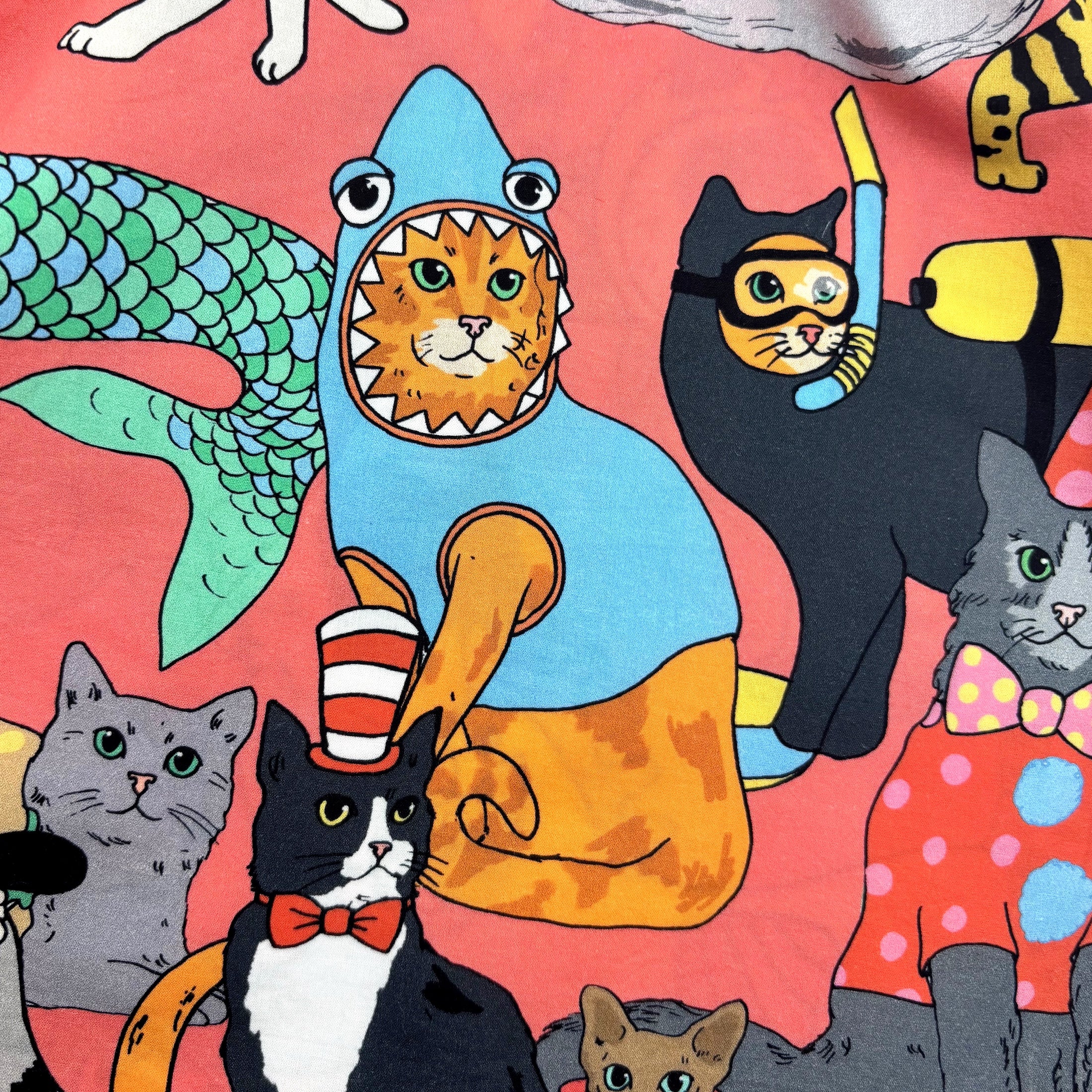 Kitty Cats In Outrageous Costumes Collage Patterned Boxer Shorts