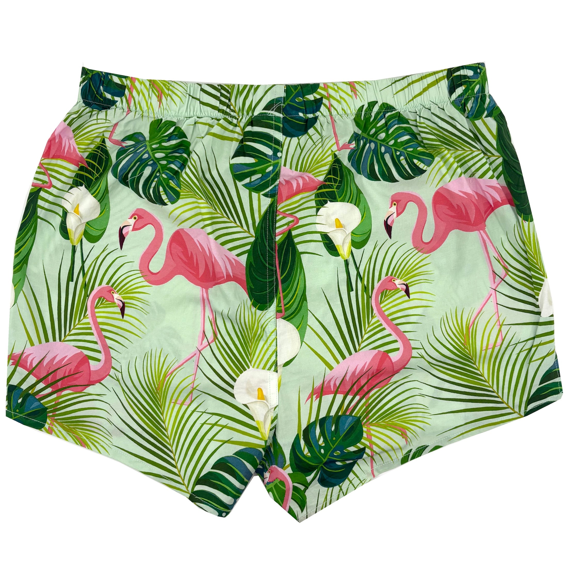 Men's Tropical Birds Flamingo & Floral All Over Print Boxer Shorts