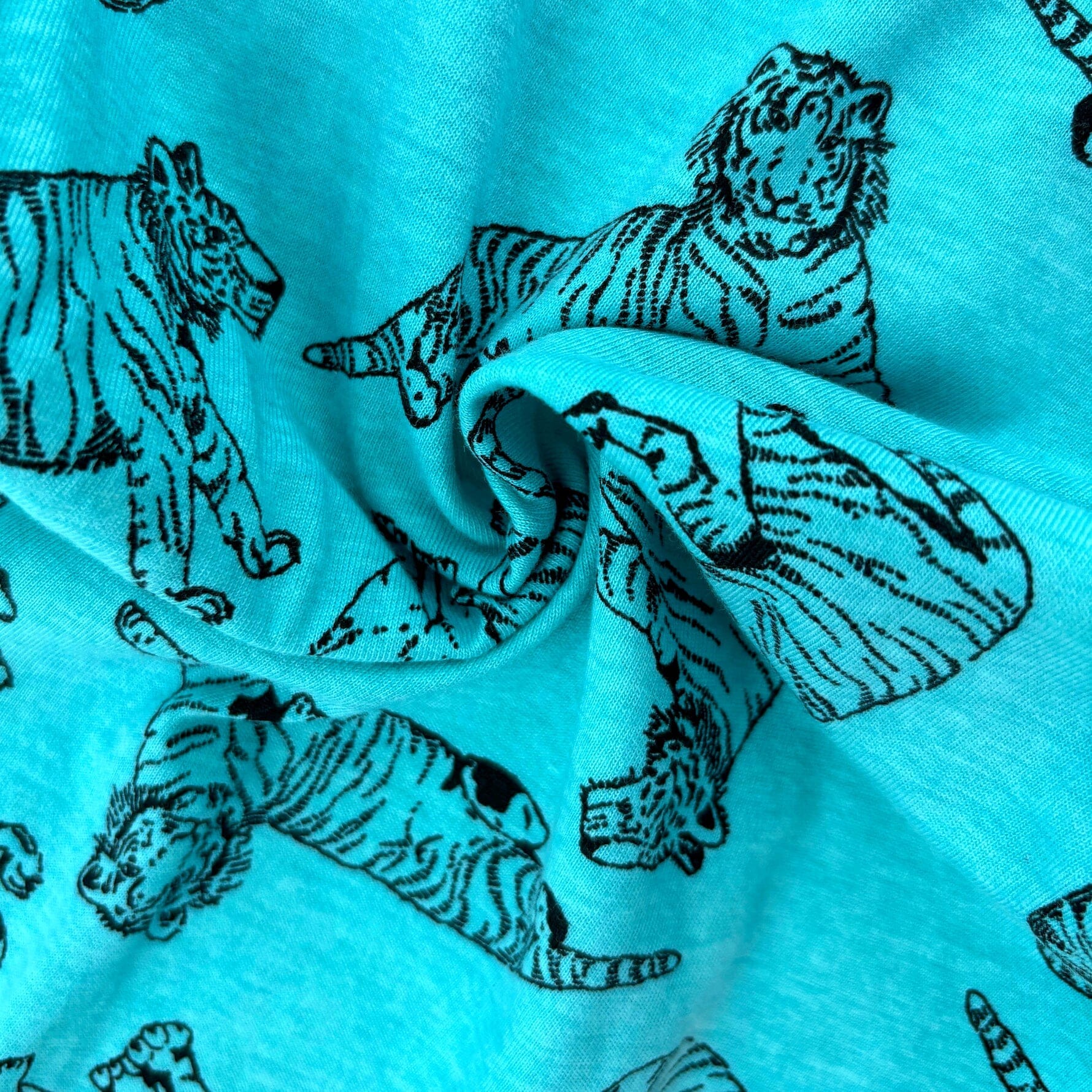 Men's Animal Themed Tiger Novelty Print Cotton Pajama PJ Pant Bottoms