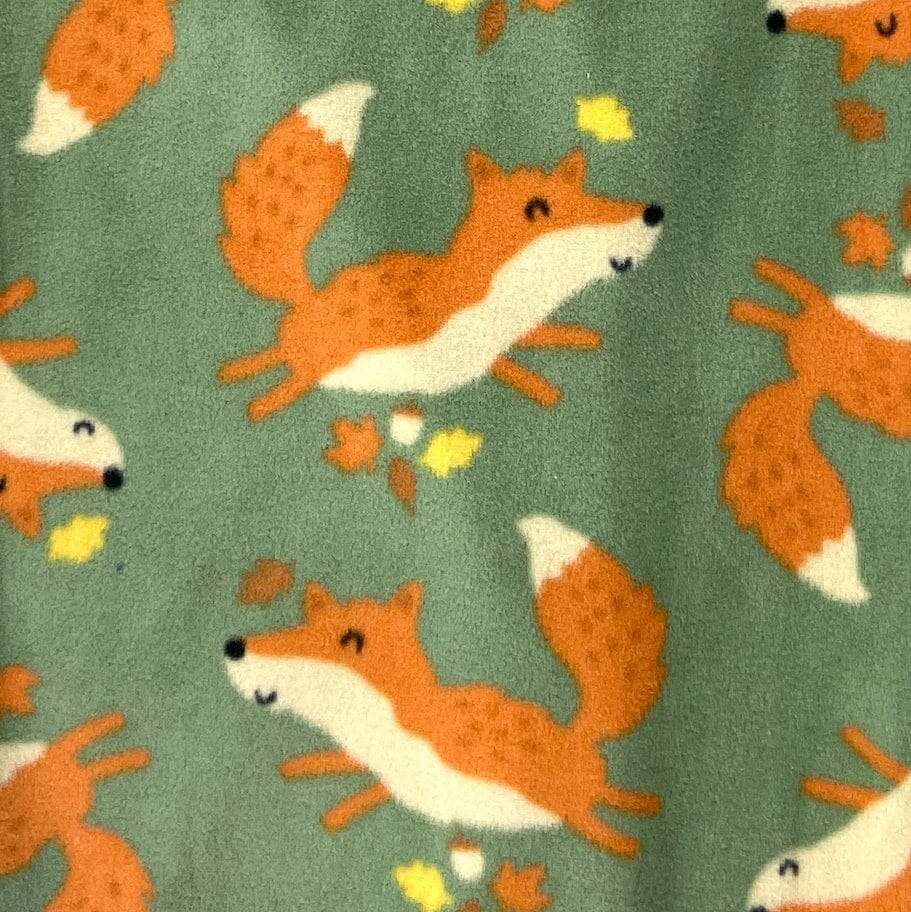 Orange Fox All Over Print Pajama Pants For Men. Shop Fox Lounge Pants