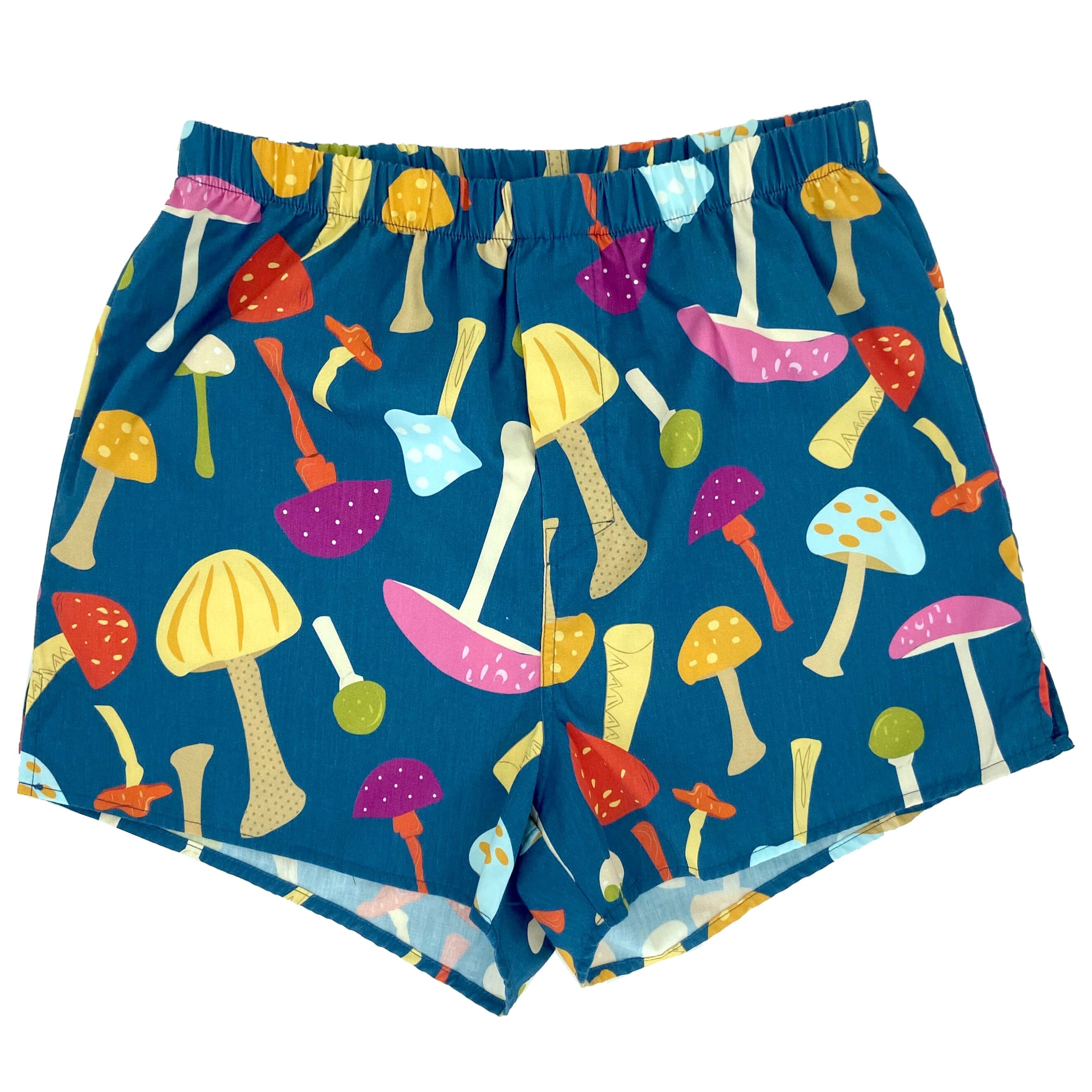 Men's Funky Psychedelic Mushroom Shroom Patterned Boxer Shorts