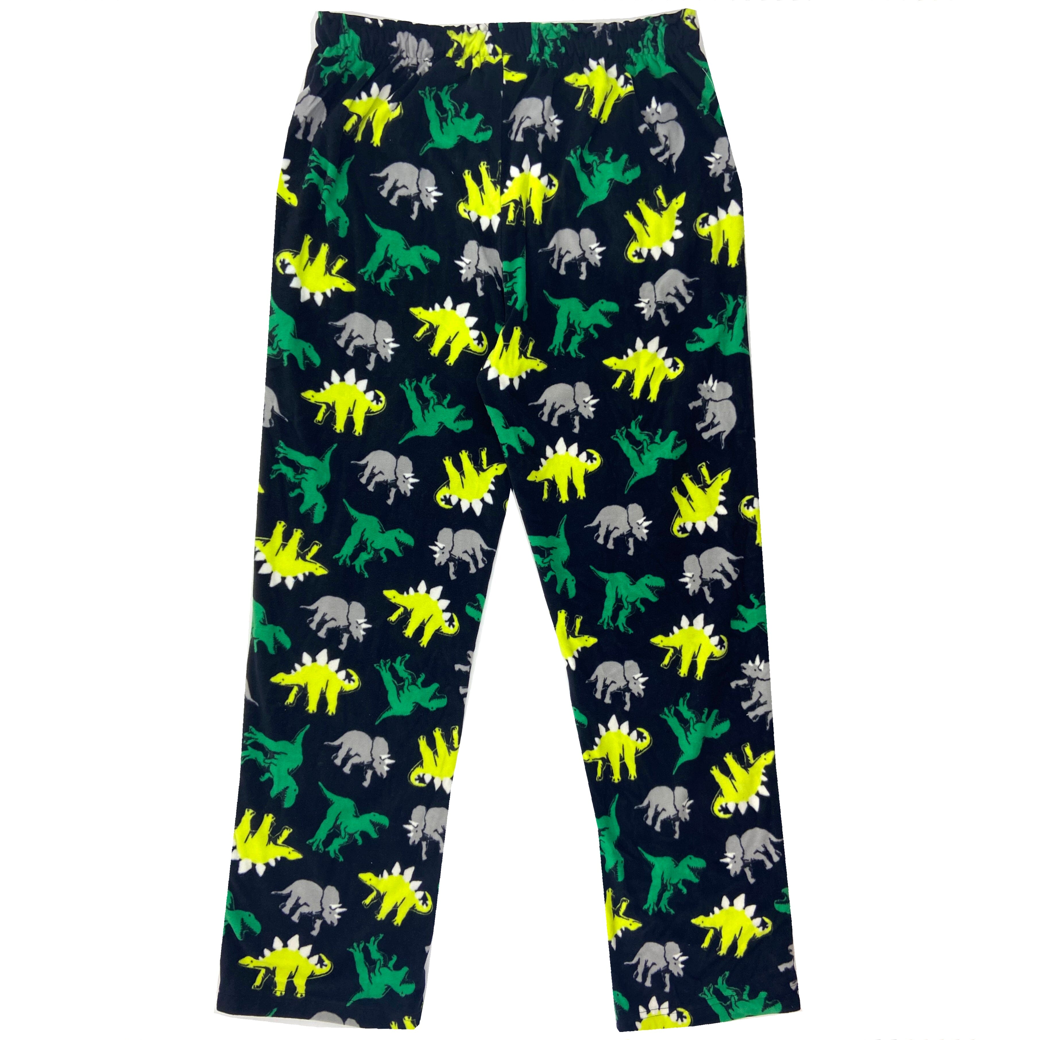 Adult Men's Dinosaur All Over Print Fleece Pant Pyjama Pant Bottoms