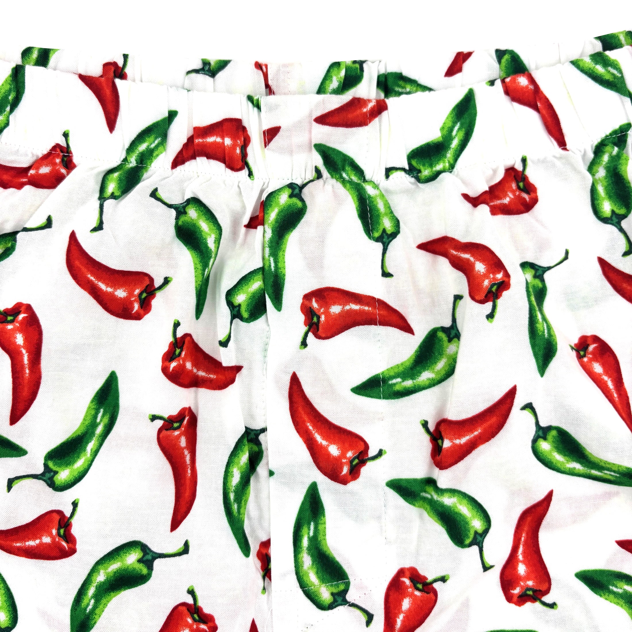 Men's Food Inspired Red Hot Chili Pepper All Over Print Boxer Shorts