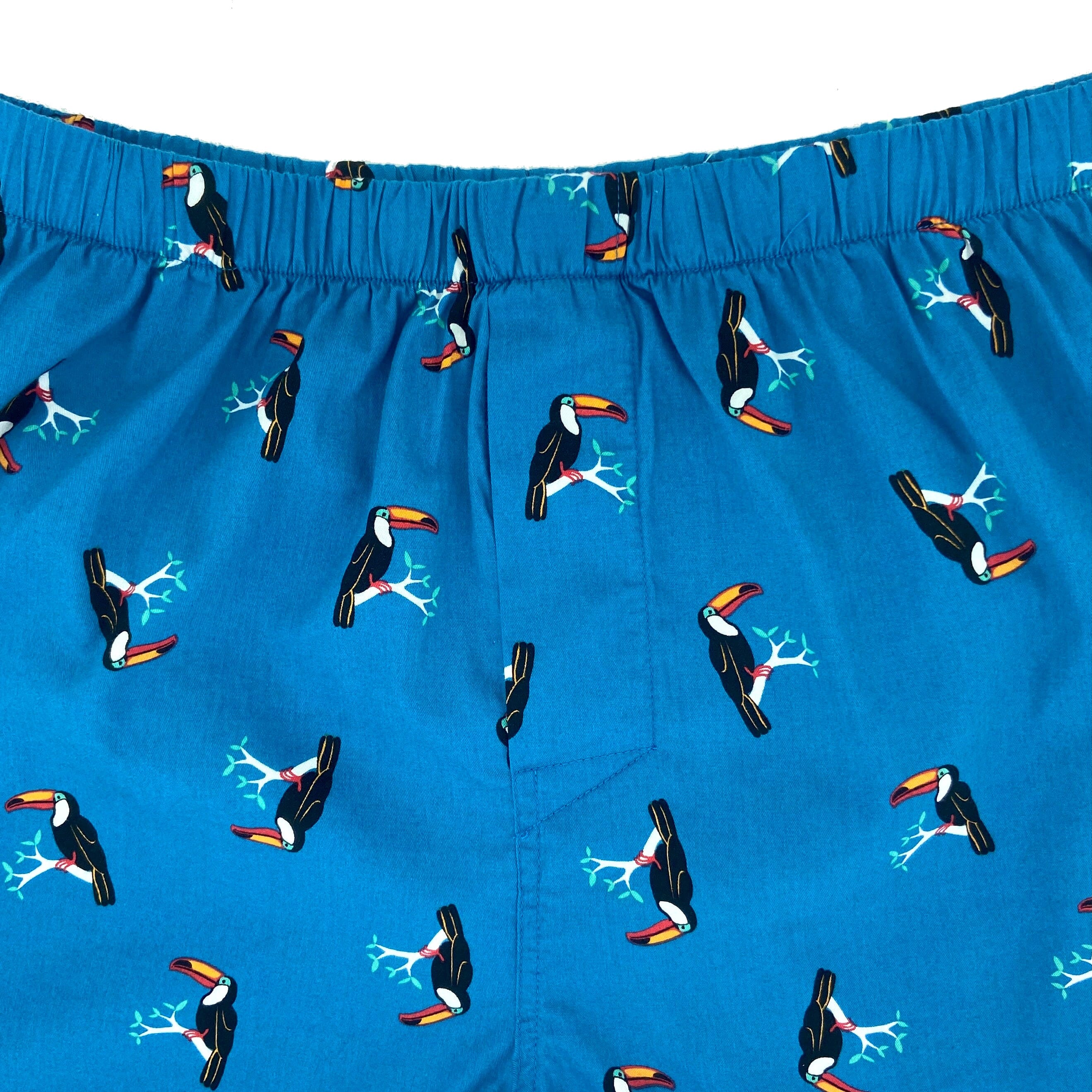 Men's Classic Toucan Tropical Bird Pattern Boxer Shorts Underwear