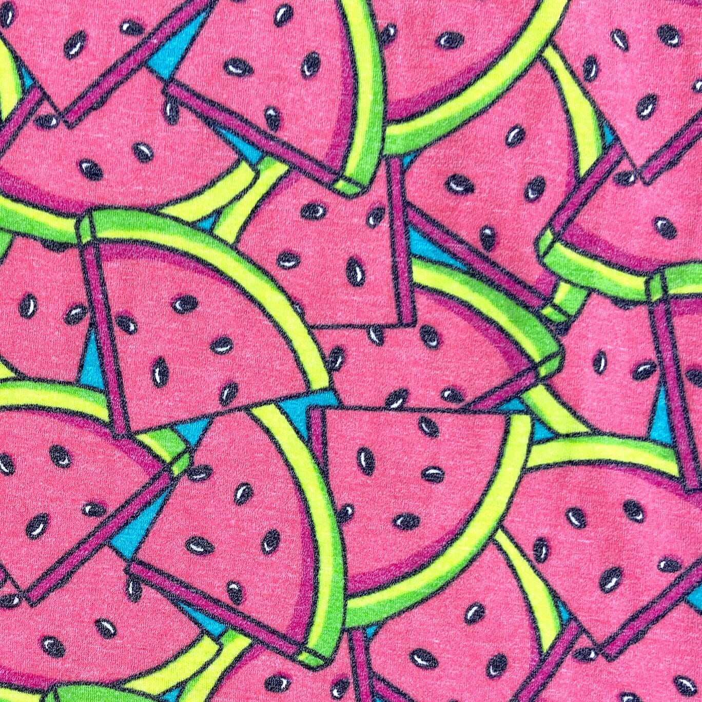 Men's Fruity Pink Watermelon Print Long Cotton Pajama Pant Bottoms