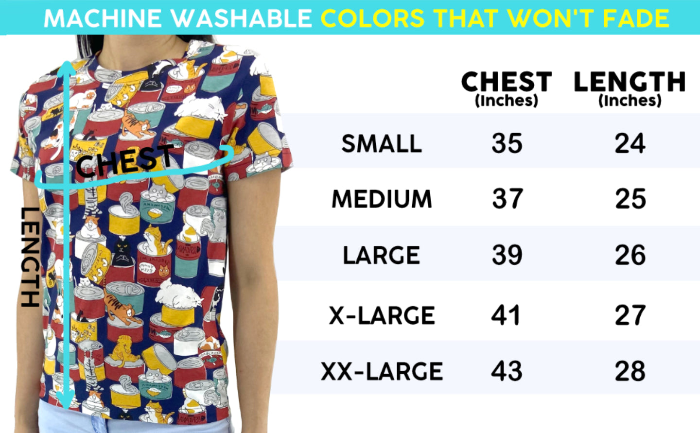 ROCK ATOLL Women's Cotton Stretchy Knit Pyjama T-Shirt Top