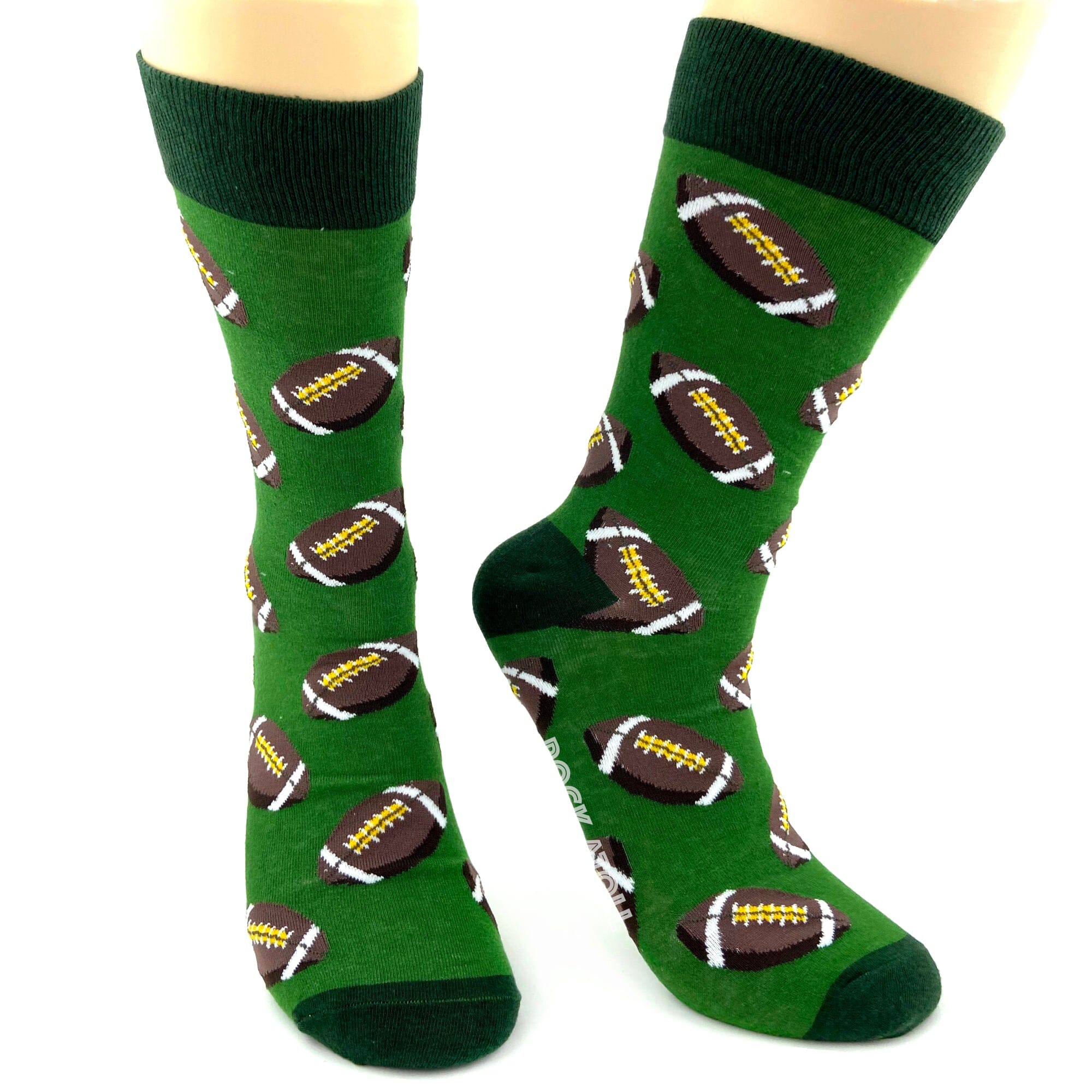 Unisex American Football Patterned Sports Themed Novelty Crew Socks