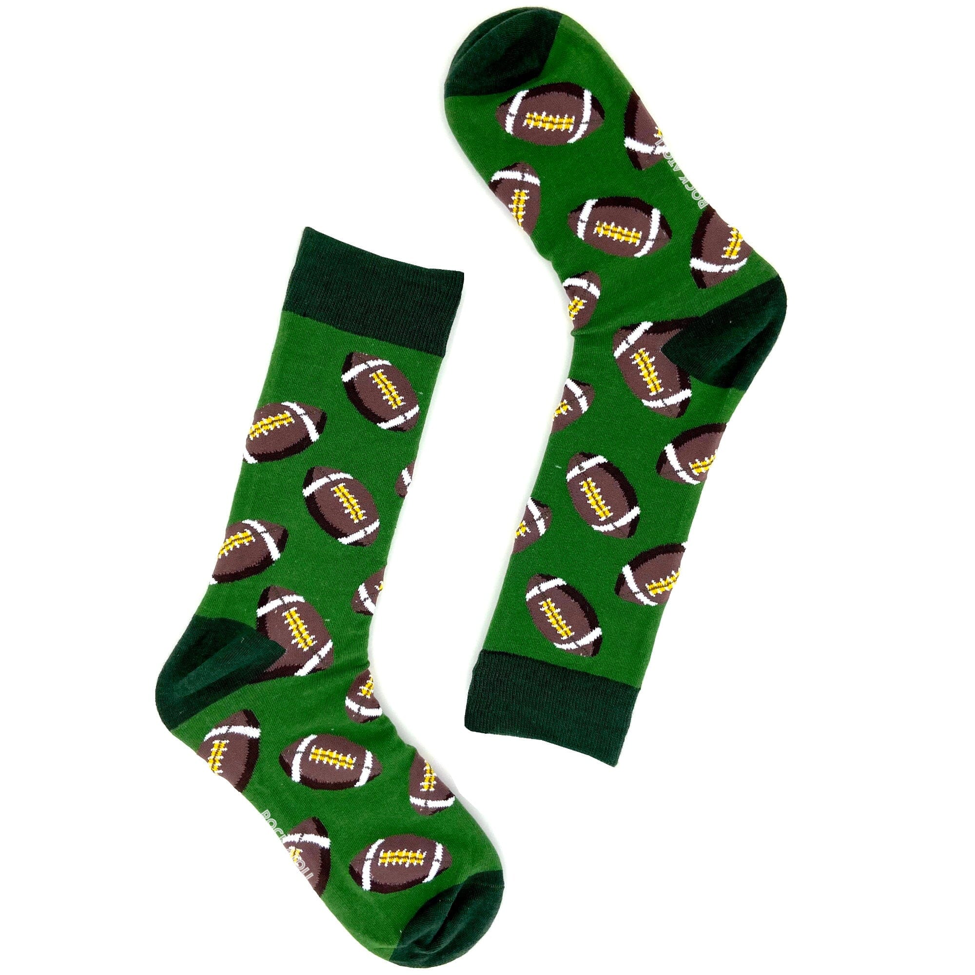 Unisex American Football Patterned Sports Themed Novelty Crew Socks