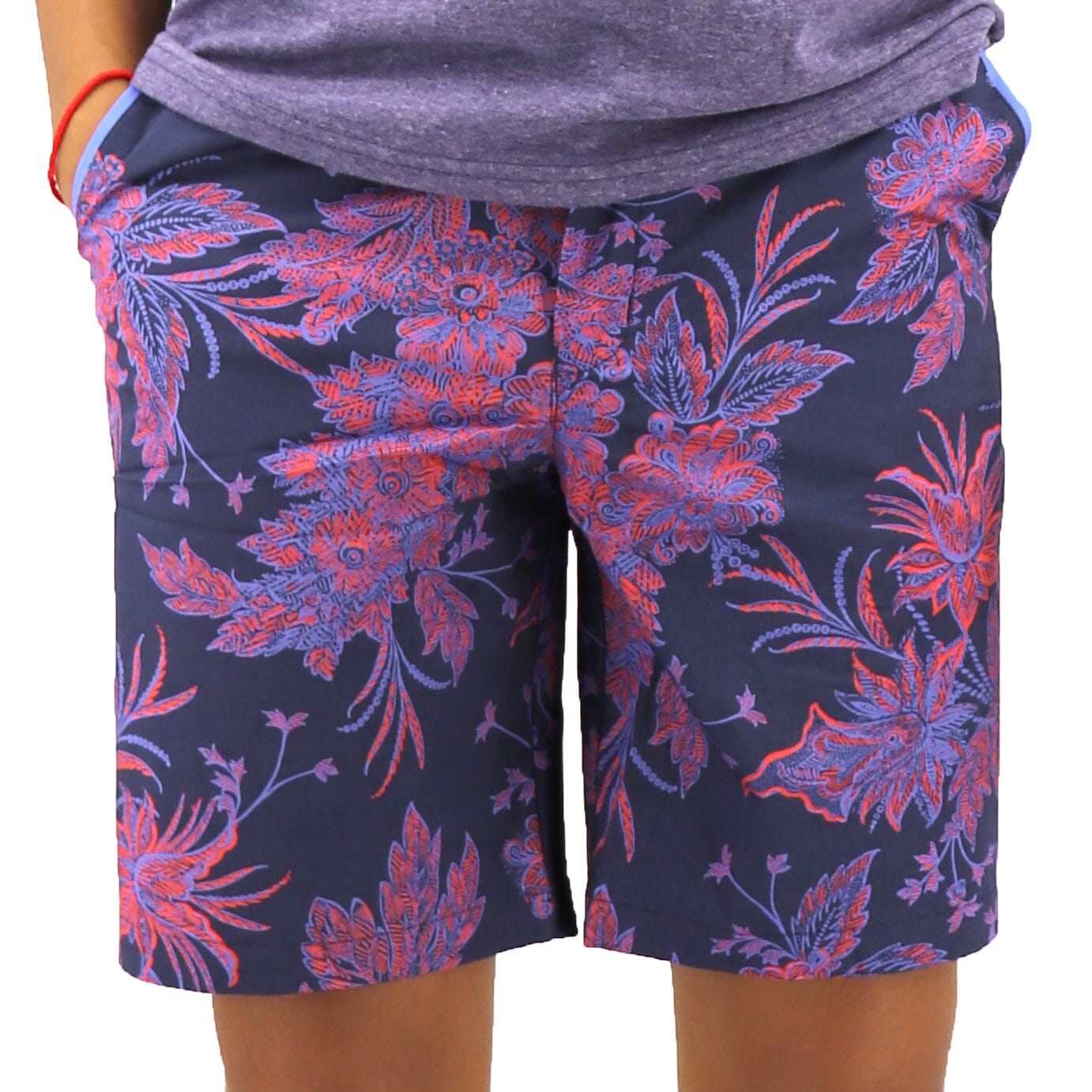 Red And Blue Shorts For Men. Buy Mens Floral Shorts Online