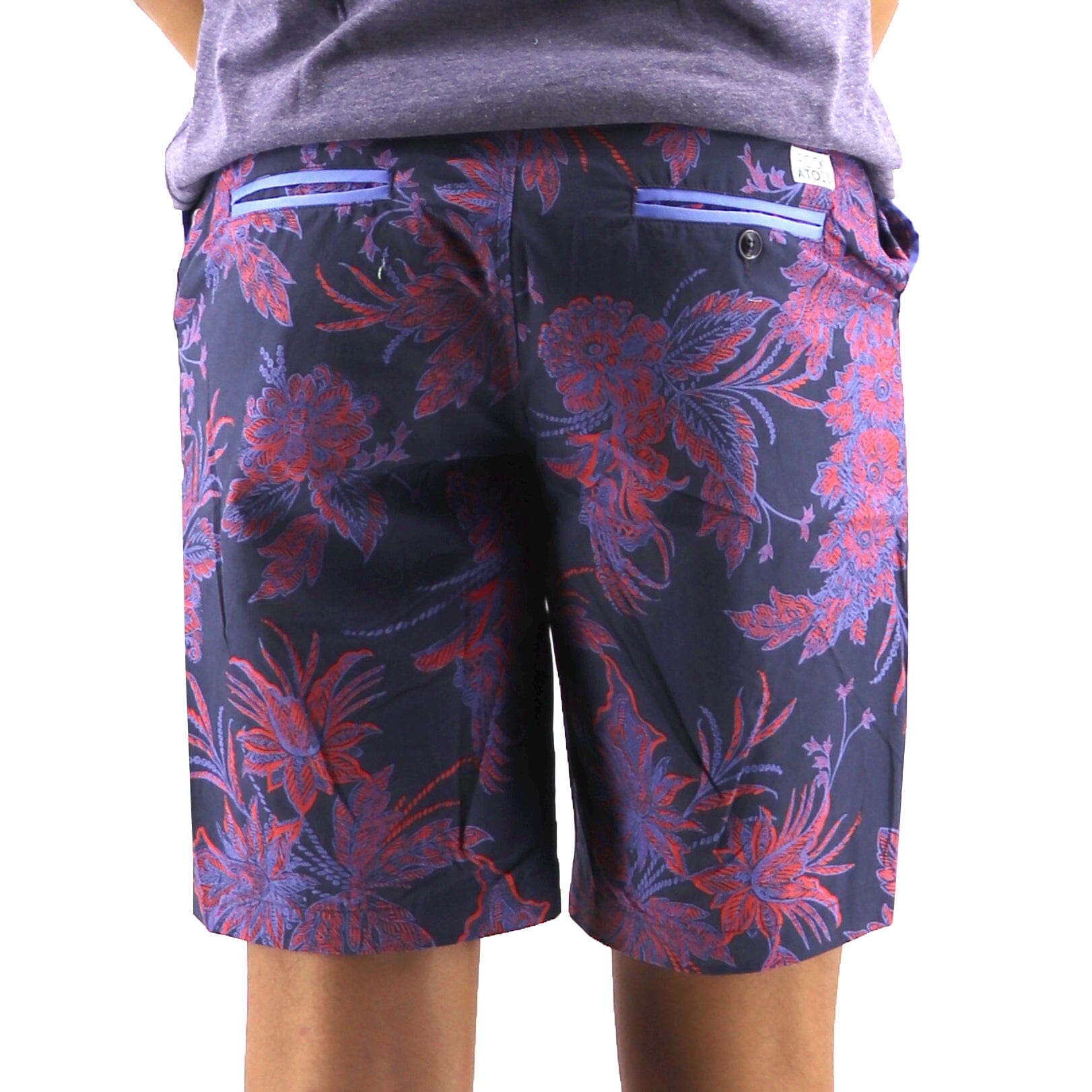 Red And Blue Shorts For Men. Buy Mens Floral Shorts Online