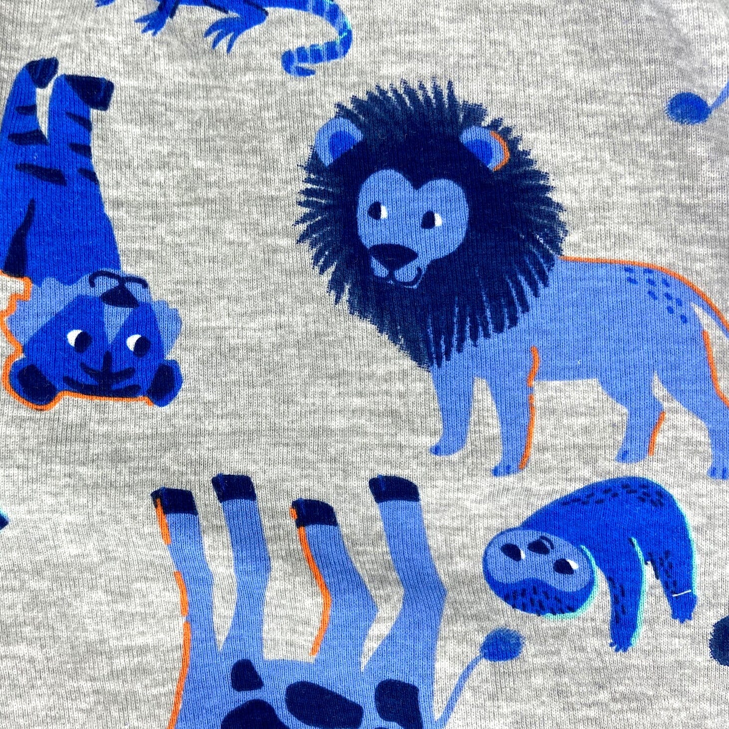 Women's Cute Sloth Rhino Giraffe All-Over Print Knit PJ Pyjama Shorts
