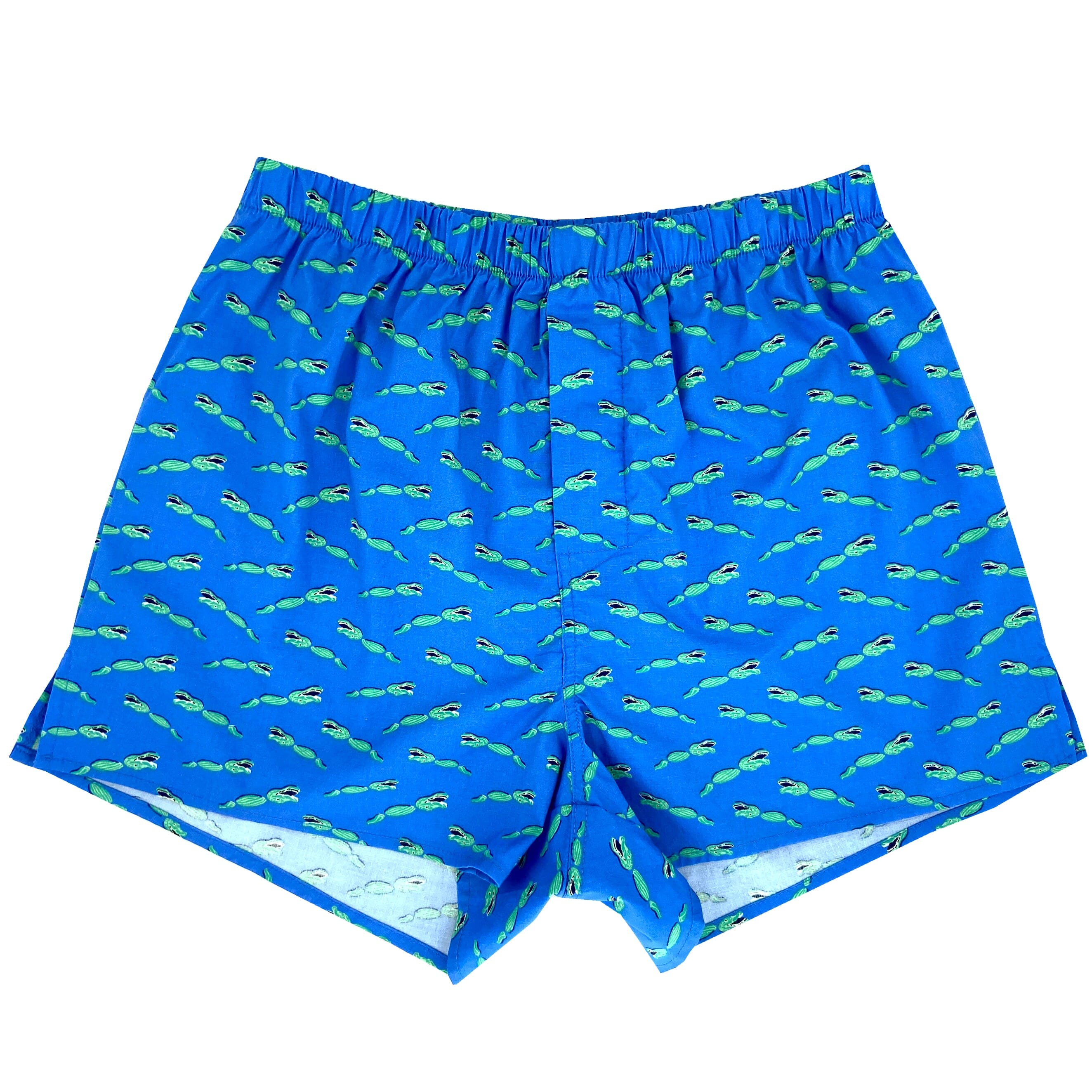 Crocodile River Alligator Novelty Print Cotton Boxer Shorts Underwear