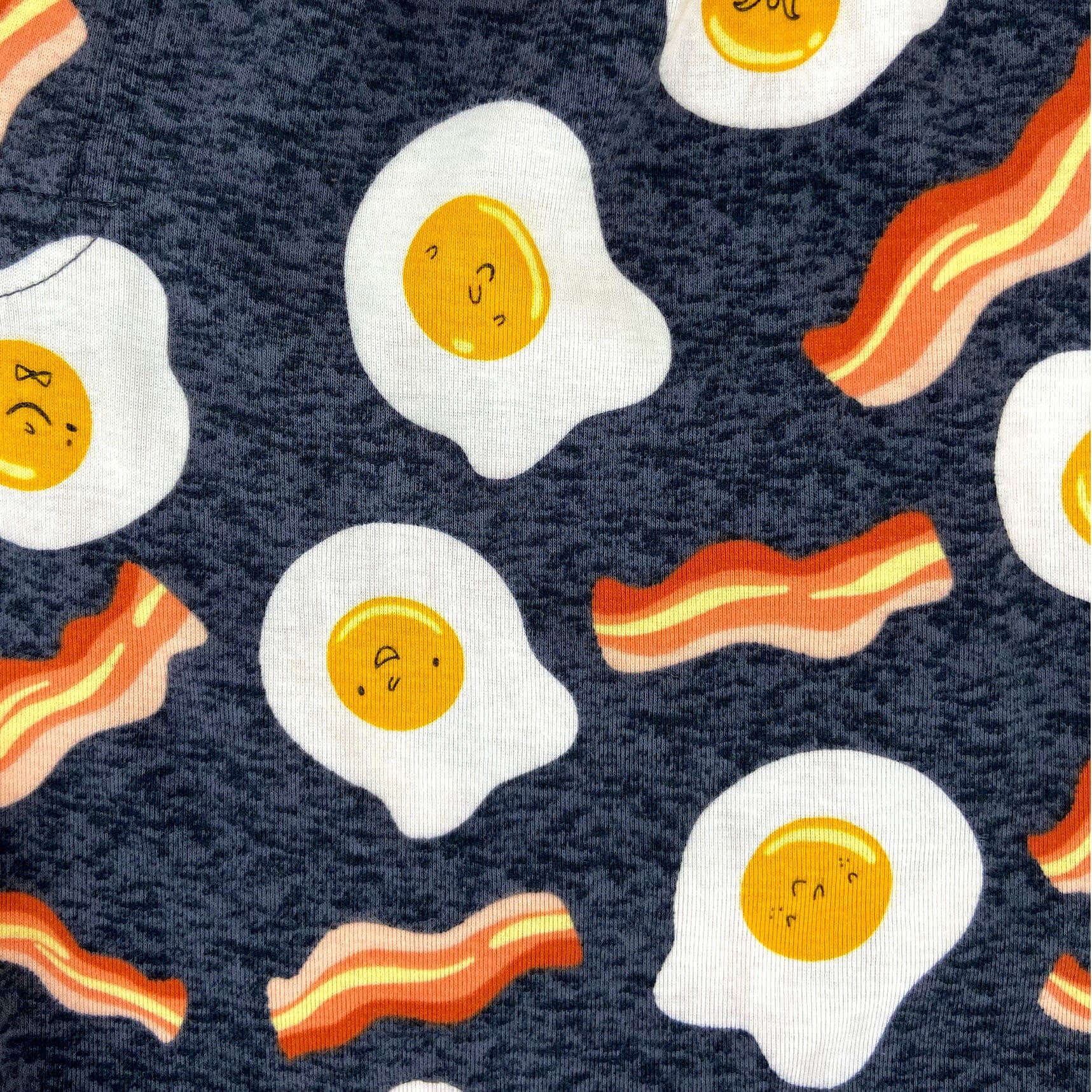 Bacon And Egg Sleep Pajama Shorts For Men. Buy Men's Breakfast Boxers