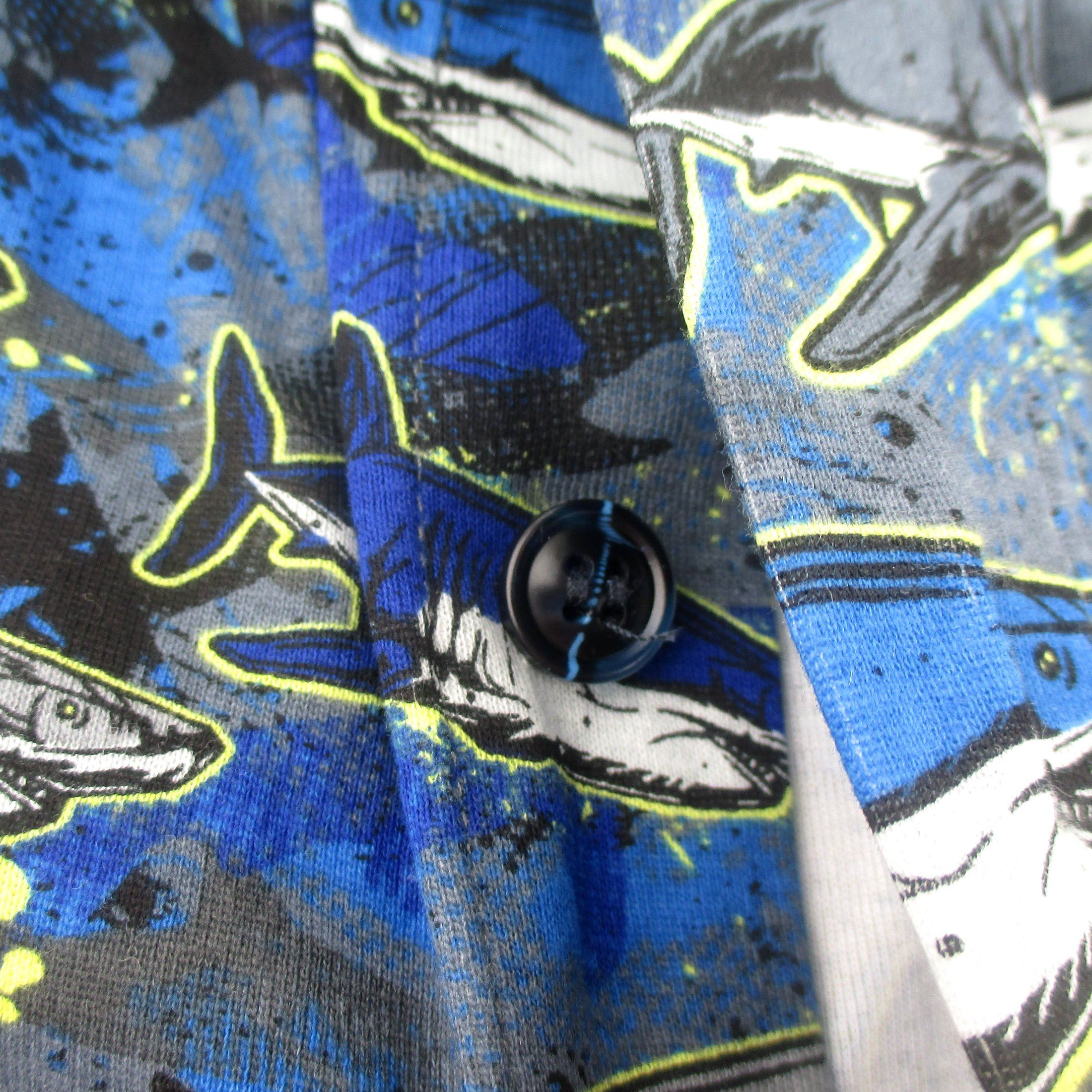 Rock Atoll Boxer Shorts for Men. Button Flap Closure Detail