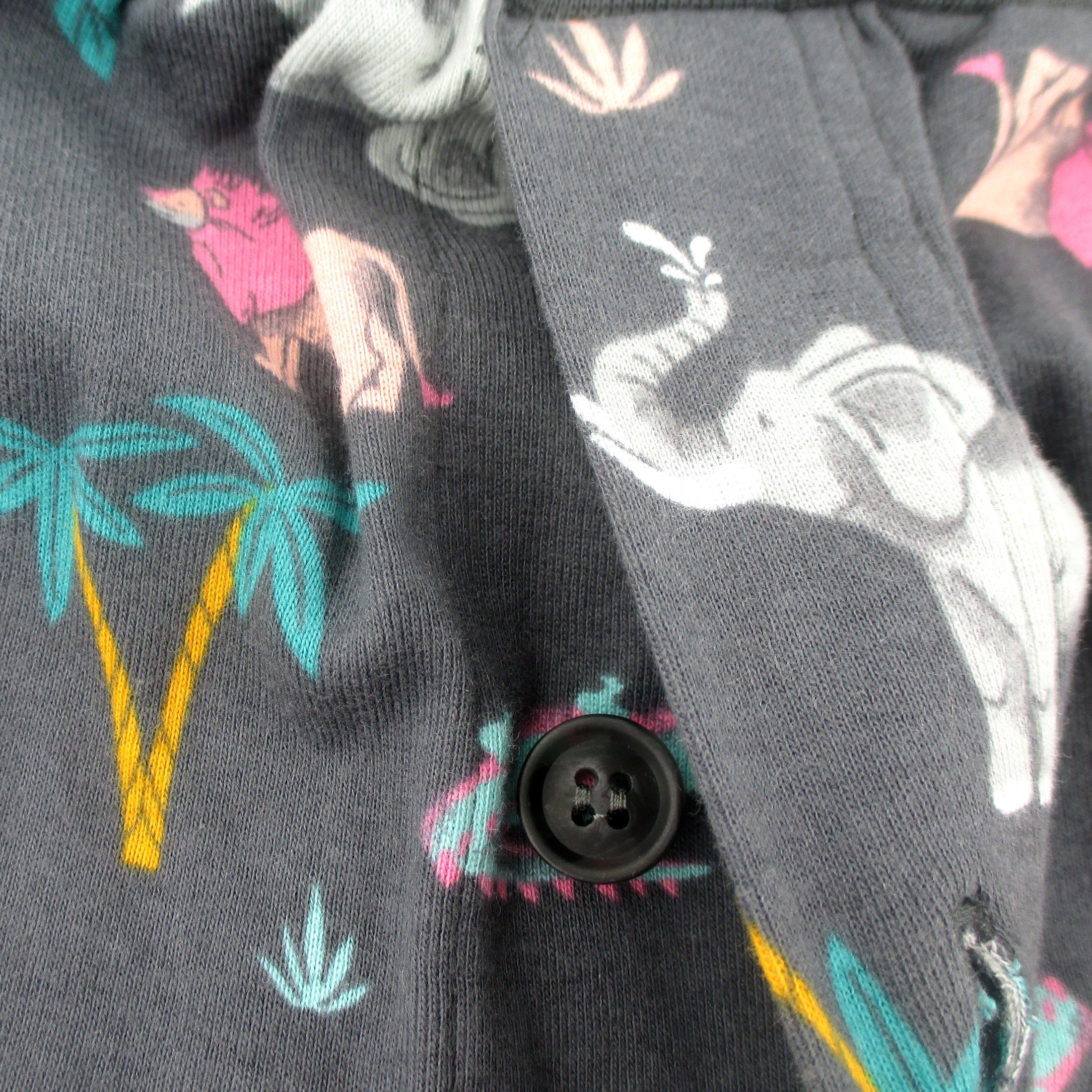 Men's Safari Animal Lion Hippo Crocodile Elephant Print Boxer Shorts