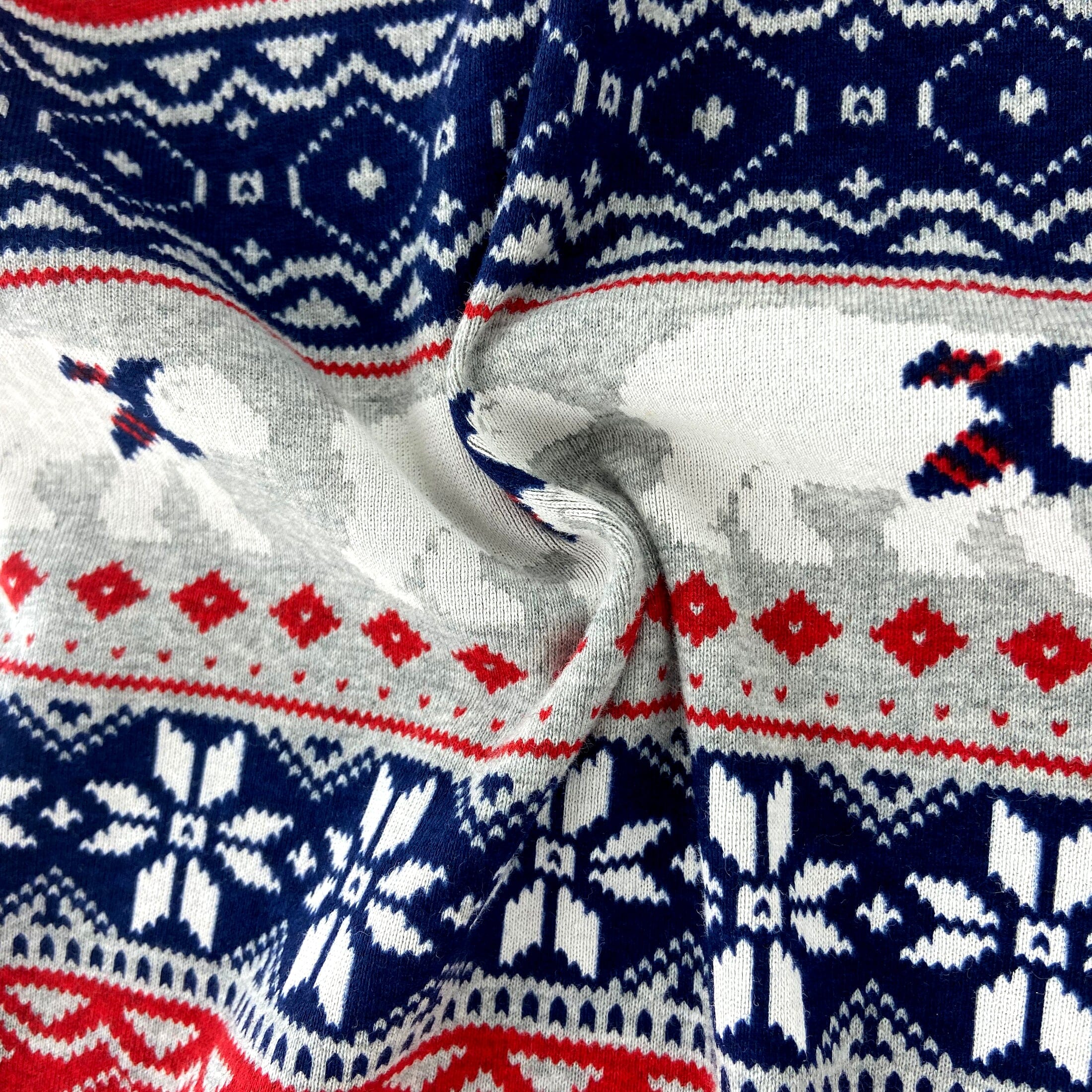 Men's Christmas Polar Bear Novelty Print Soft Knit Long Pajama Bottoms