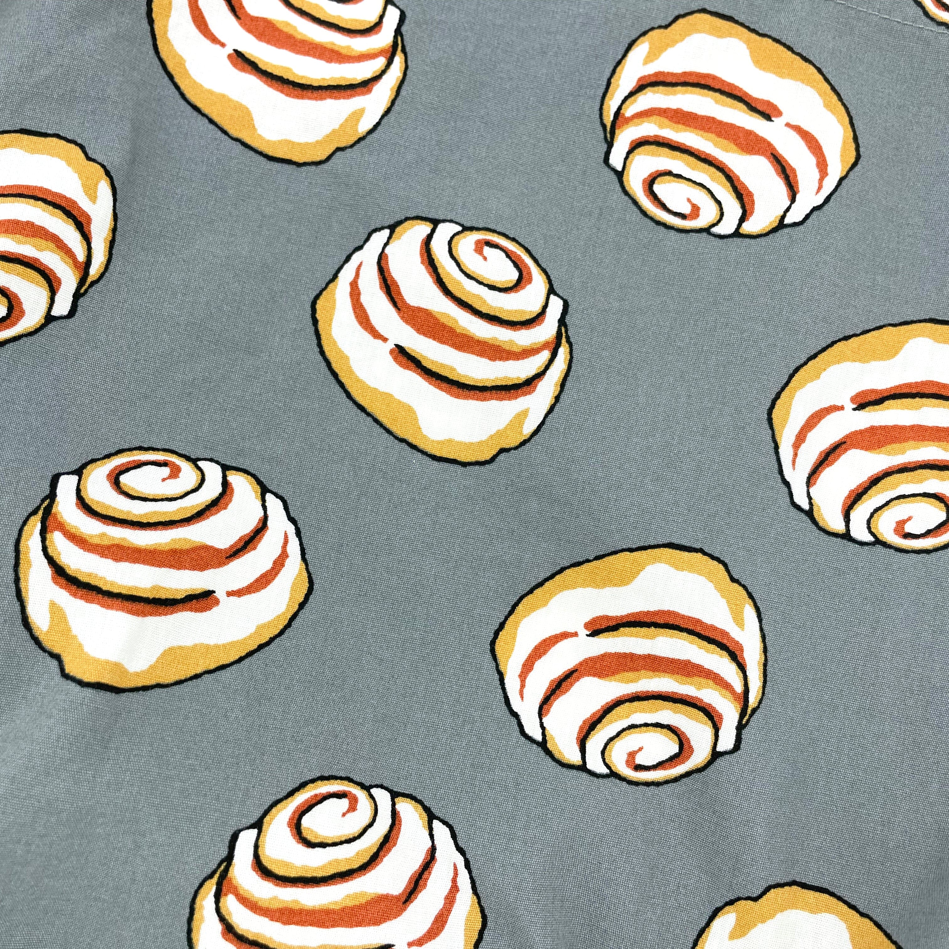 Buy Men's Food Themed Cinnamon Roll Patterned Soft Cotton Boxer Shorts