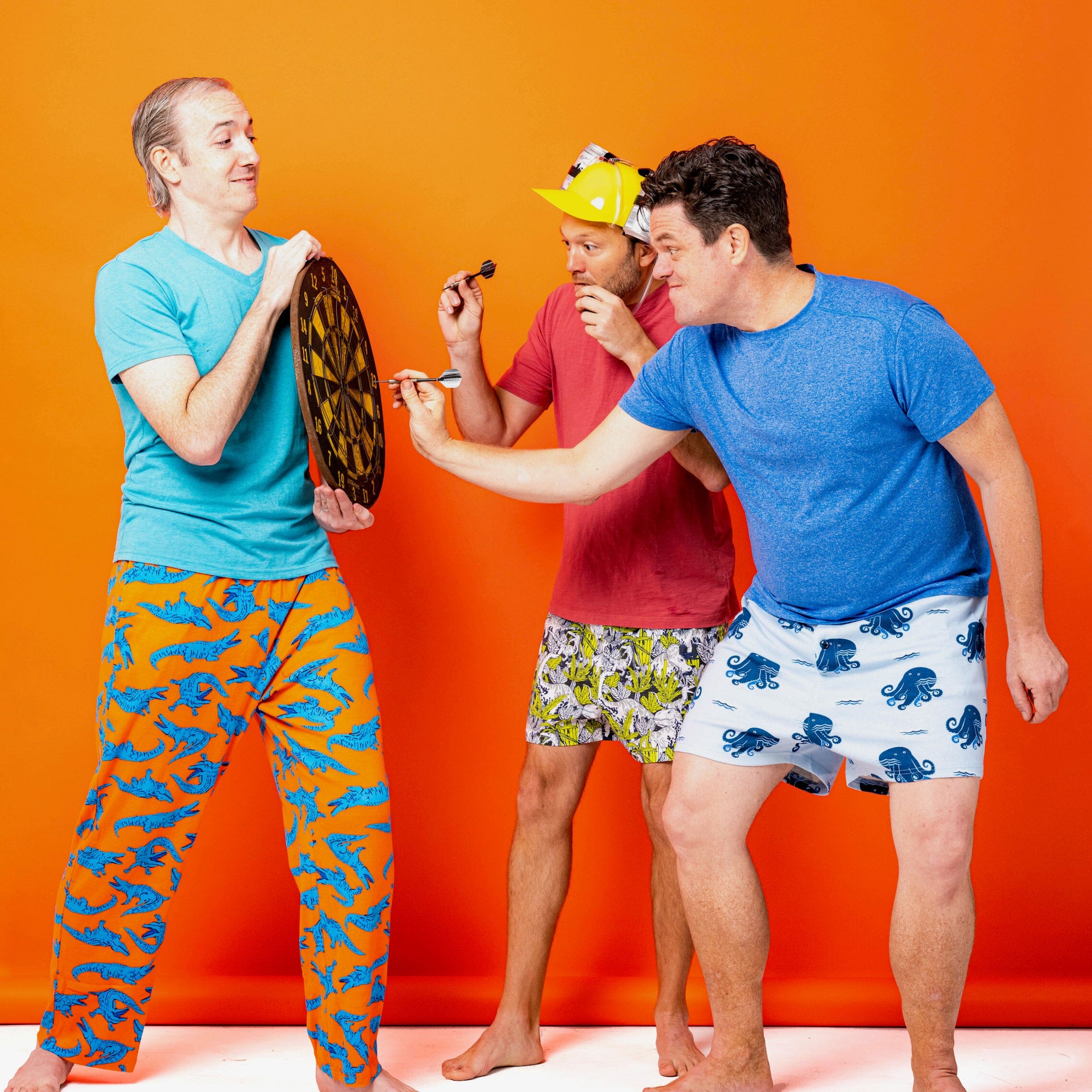 Men's Alligator All Over Print Soft Jersey Knit Long Pajama Bottoms