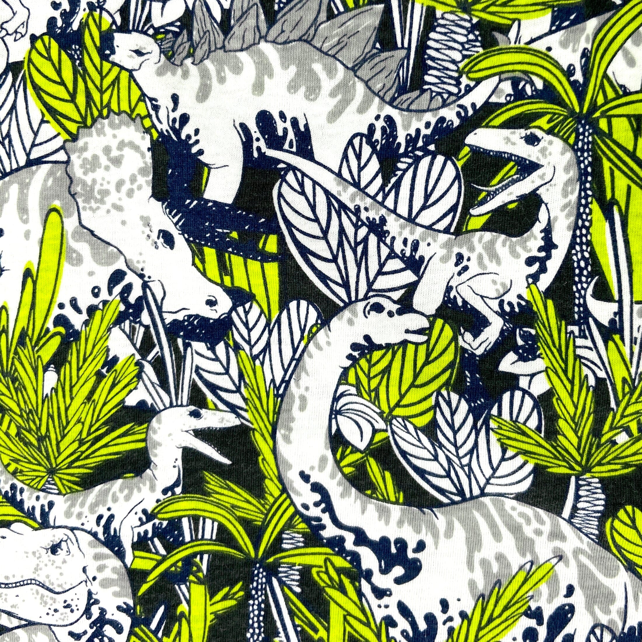 Comfy Sleepwear Dinosaur All Over Print Cotton Pajama Shorts for Men