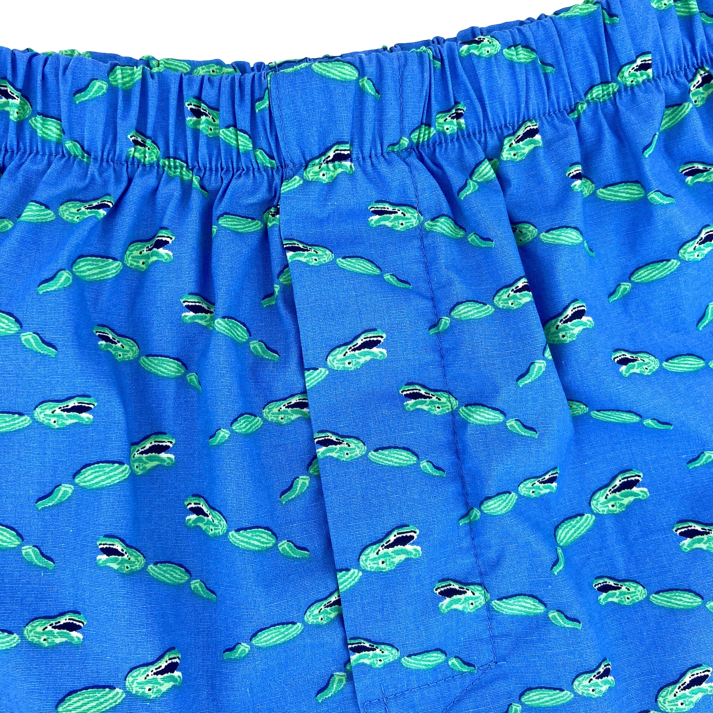 Crocodile River Alligator Novelty Print Cotton Boxer Shorts Underwear