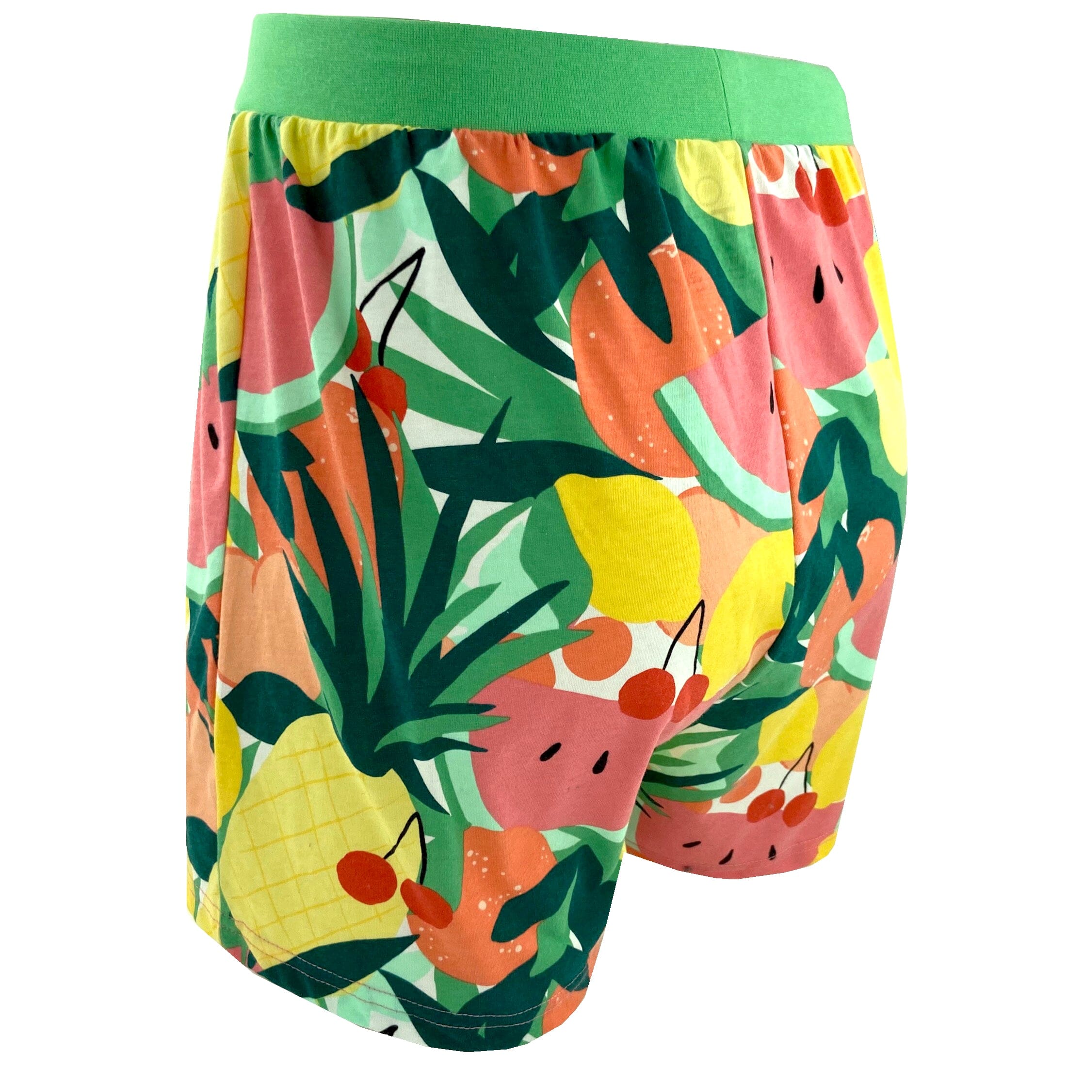 Men's Tropical Fruit Pineapple All Over Print Cotton Pajama Bottoms