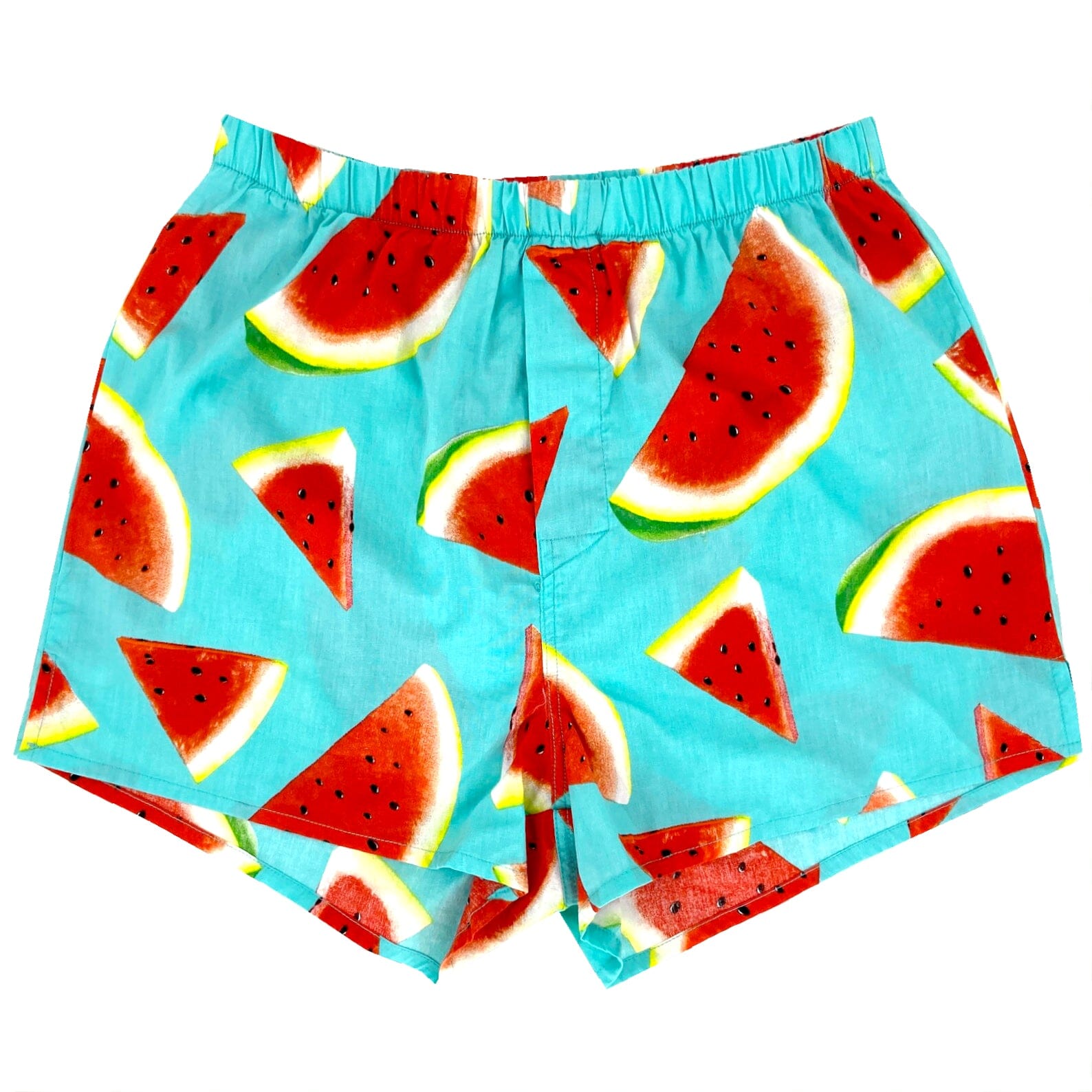Men's Blue Fruity Watermelon All Over Print Boxer Shorts Underwear