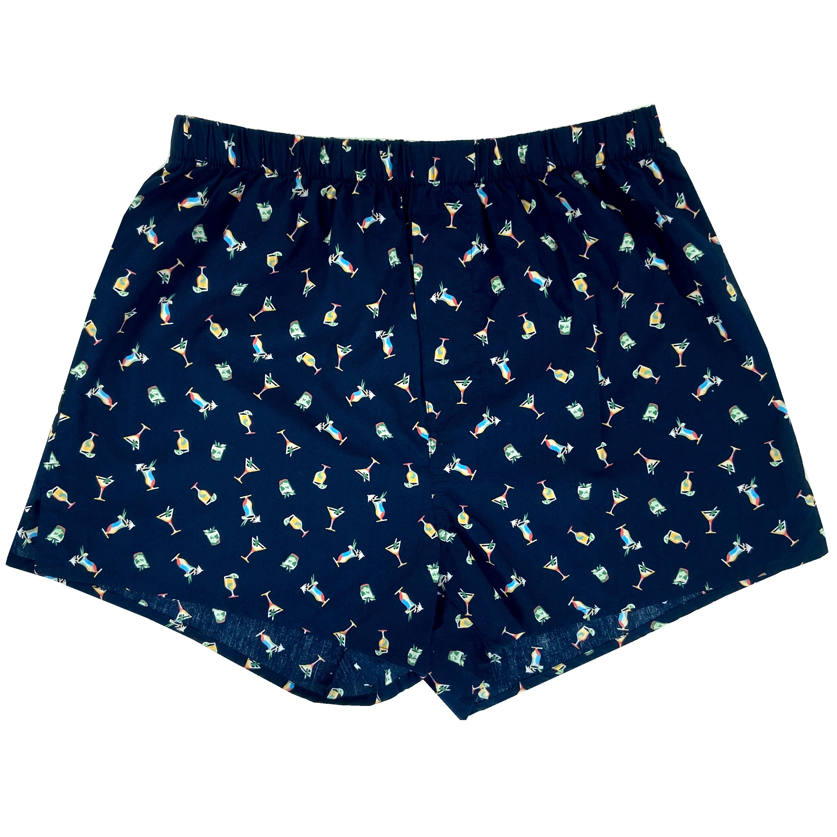 Buy Men's Cocktail Hour Drink Themed Martini Print Cotton Boxer Shorts