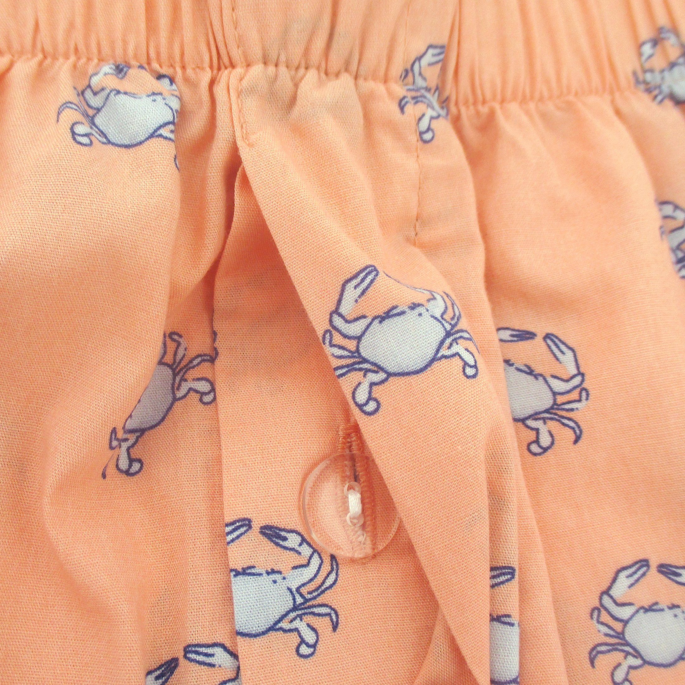 Boxer Shorts with Crabs All Over. Novelty Print Gag Gift Stocking Stuffers