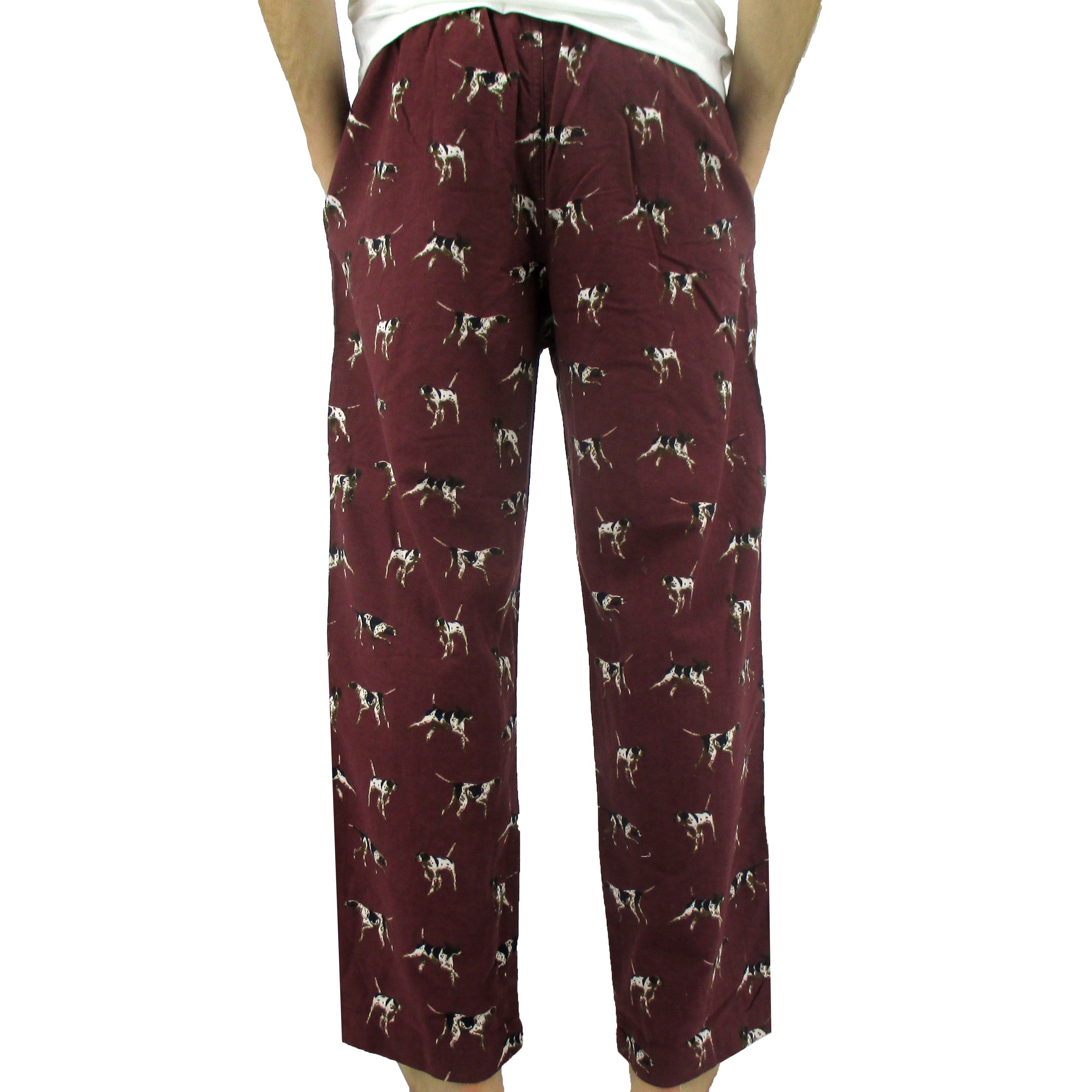 Comfy Beagle Dog Sleep Pants. Soft Warm Winter Flannel Bottoms